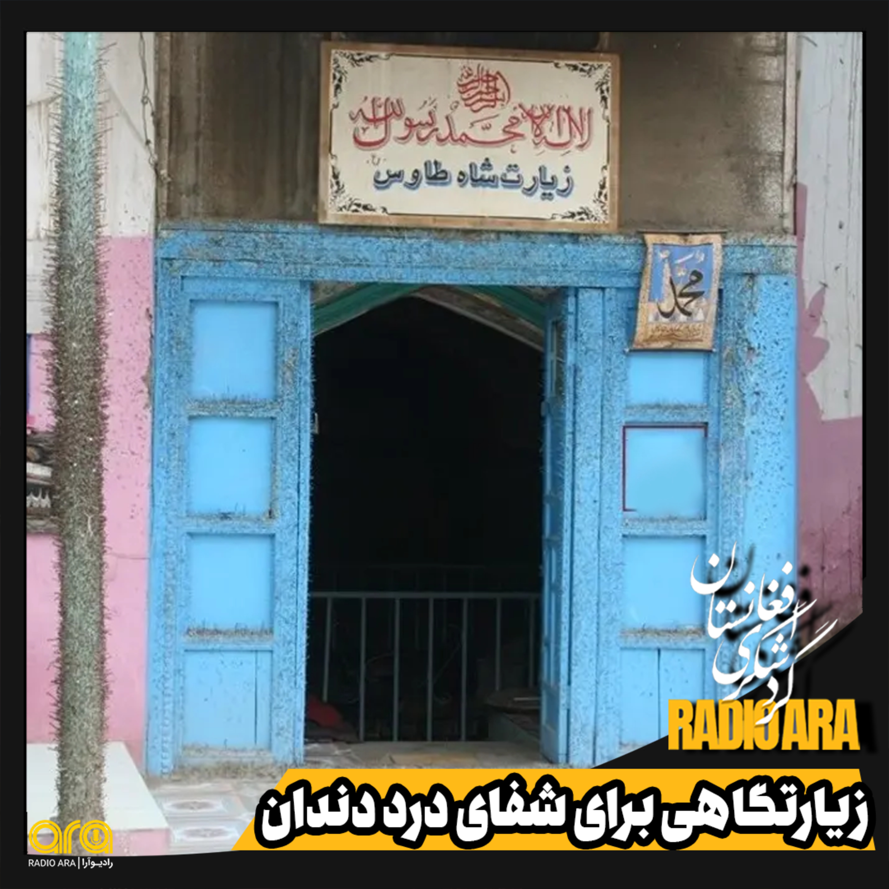 کاور شاه طاووس؛ زیارتگاهی برای شفای درد دندان
