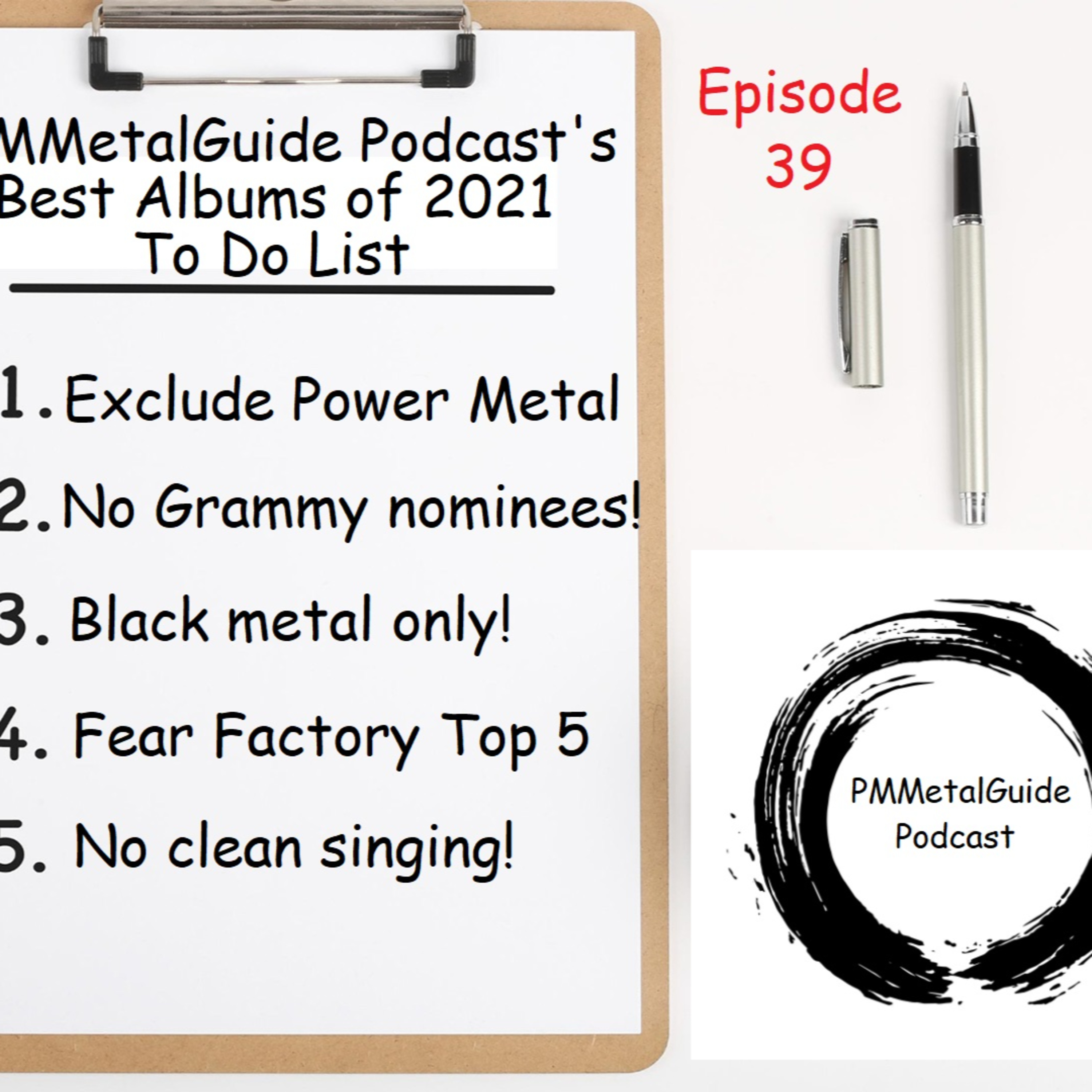PMMetalGuide Podcast Episode 39: Best Albums of 2021 Deliberation (Not As Cool As Beyond Thunderdome) episode artwork