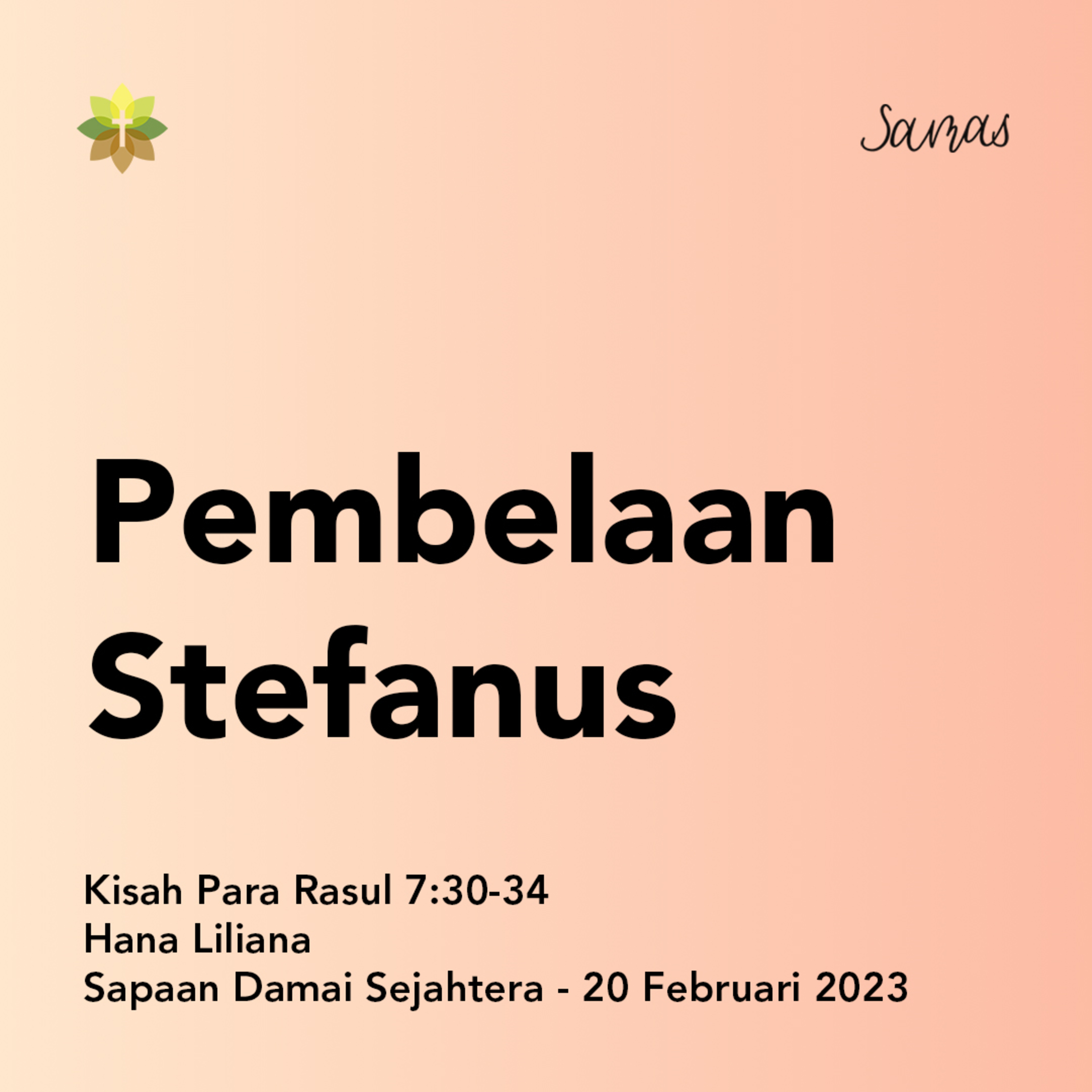 Pembelaan Stefanus episode artwork