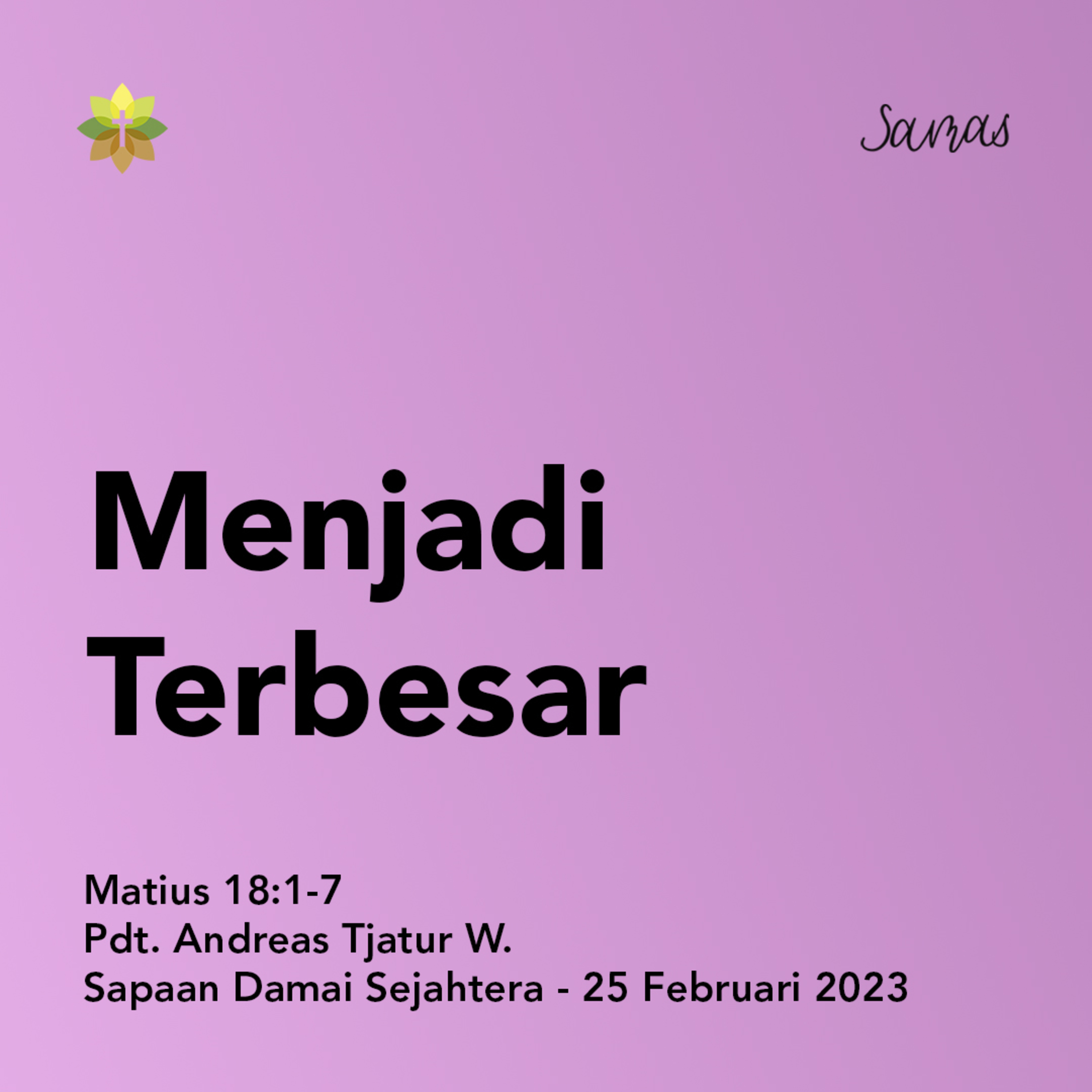 Menjadi Terbesar episode artwork