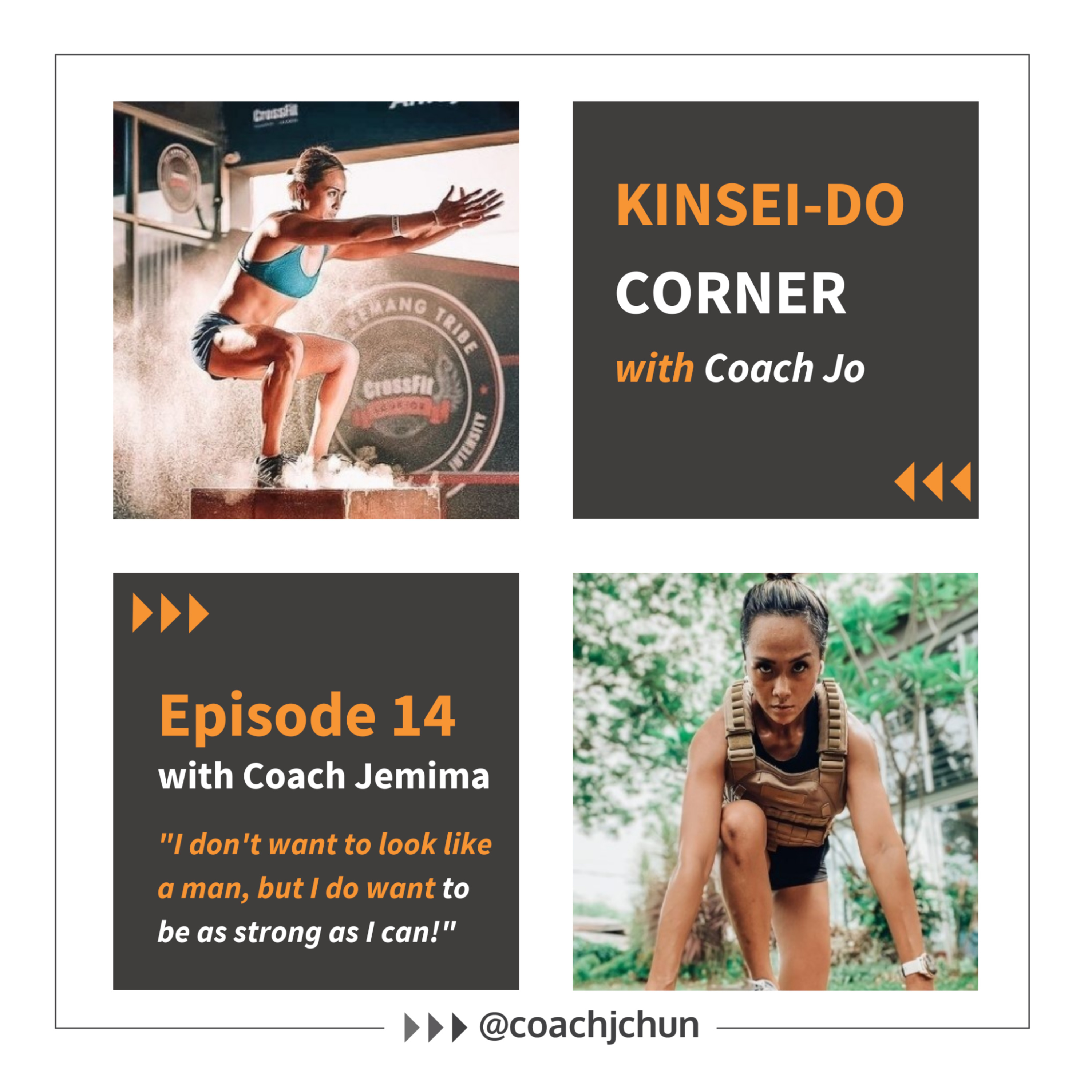 Episode 14 with Coach Jemima (Kinsei-Do Corner): Should women train to be as strong as they can be? episode artwork
