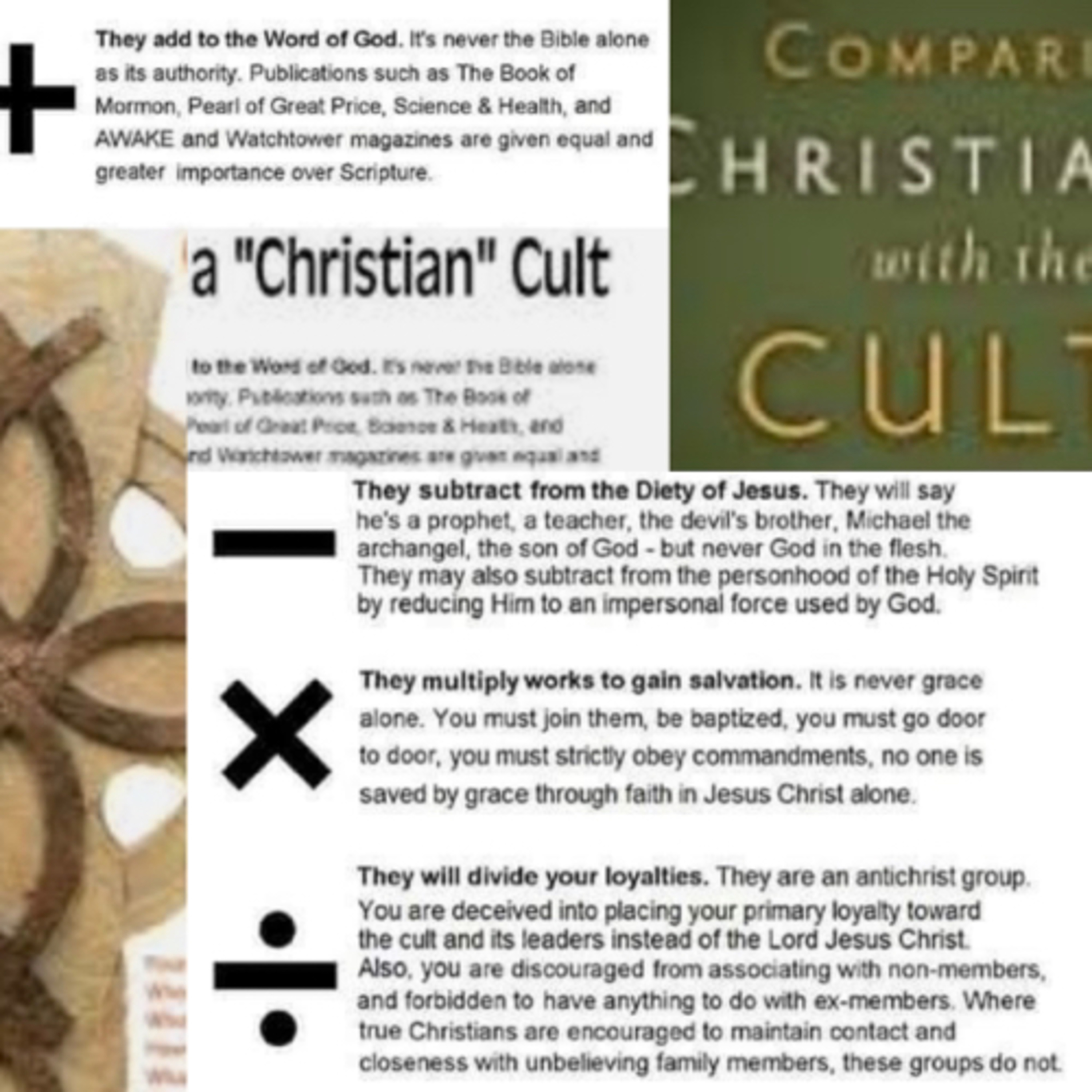 Cults of the Christian (series): Dominant Denominations episode artwork