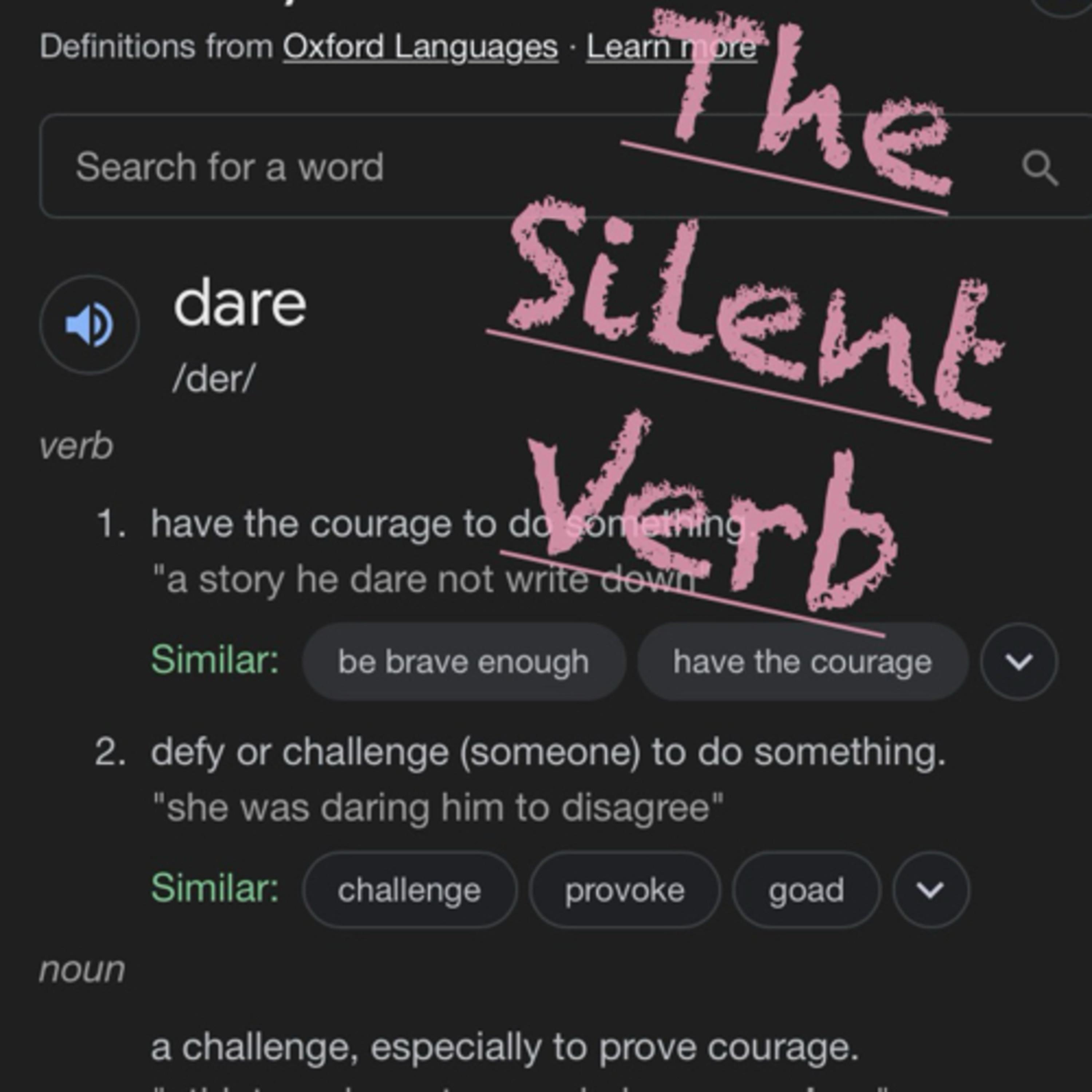 The Silent Verb episode artwork