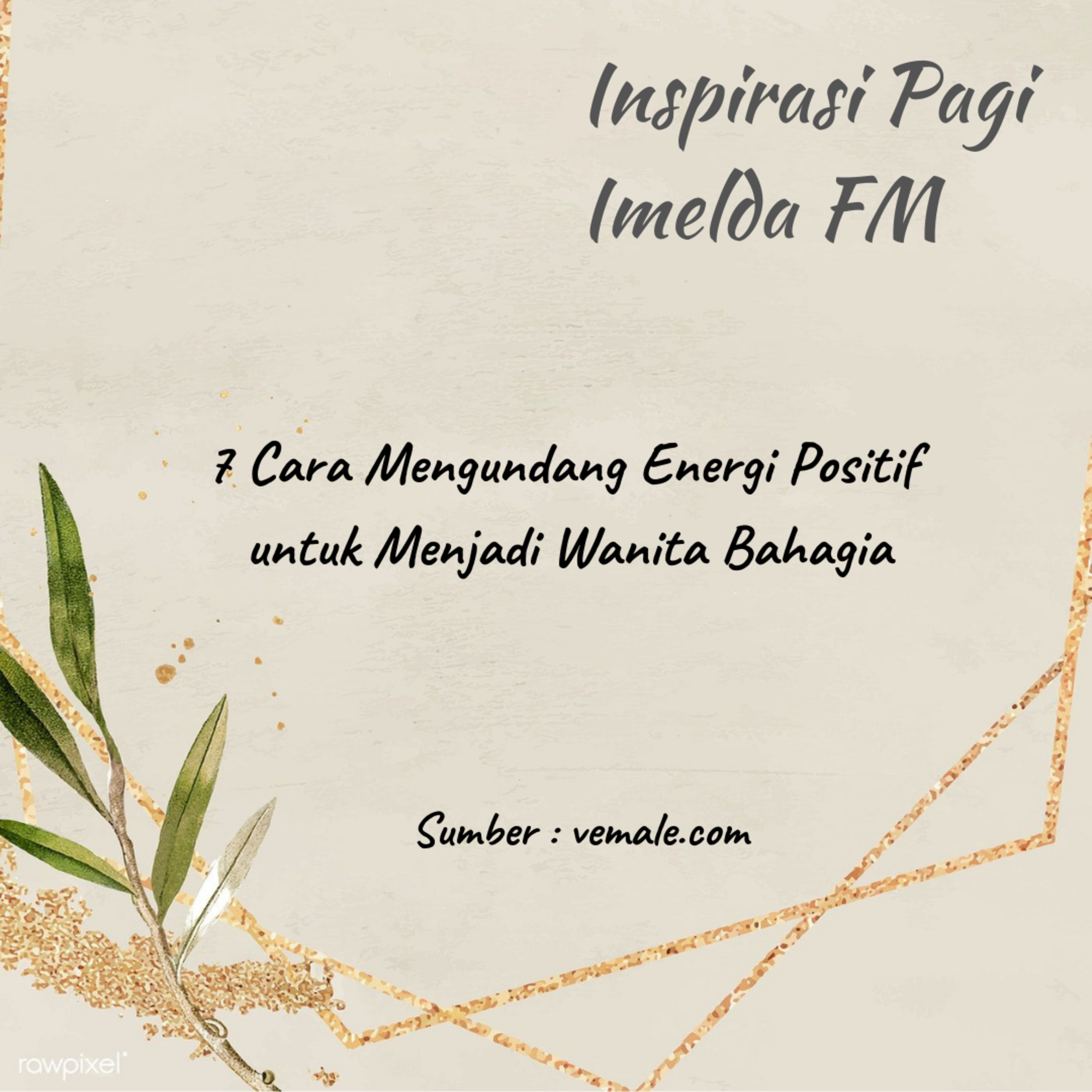 Inspirasi Pagi Imelda FM