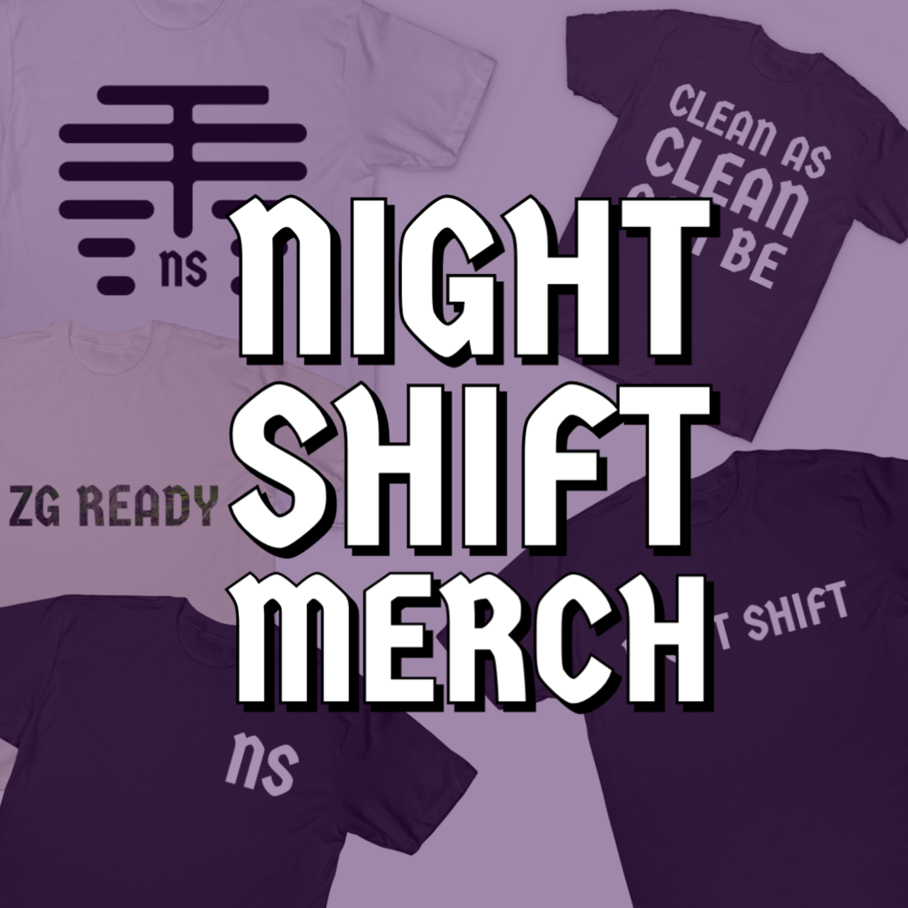 Night Shift Merch - Wintertime episode artwork