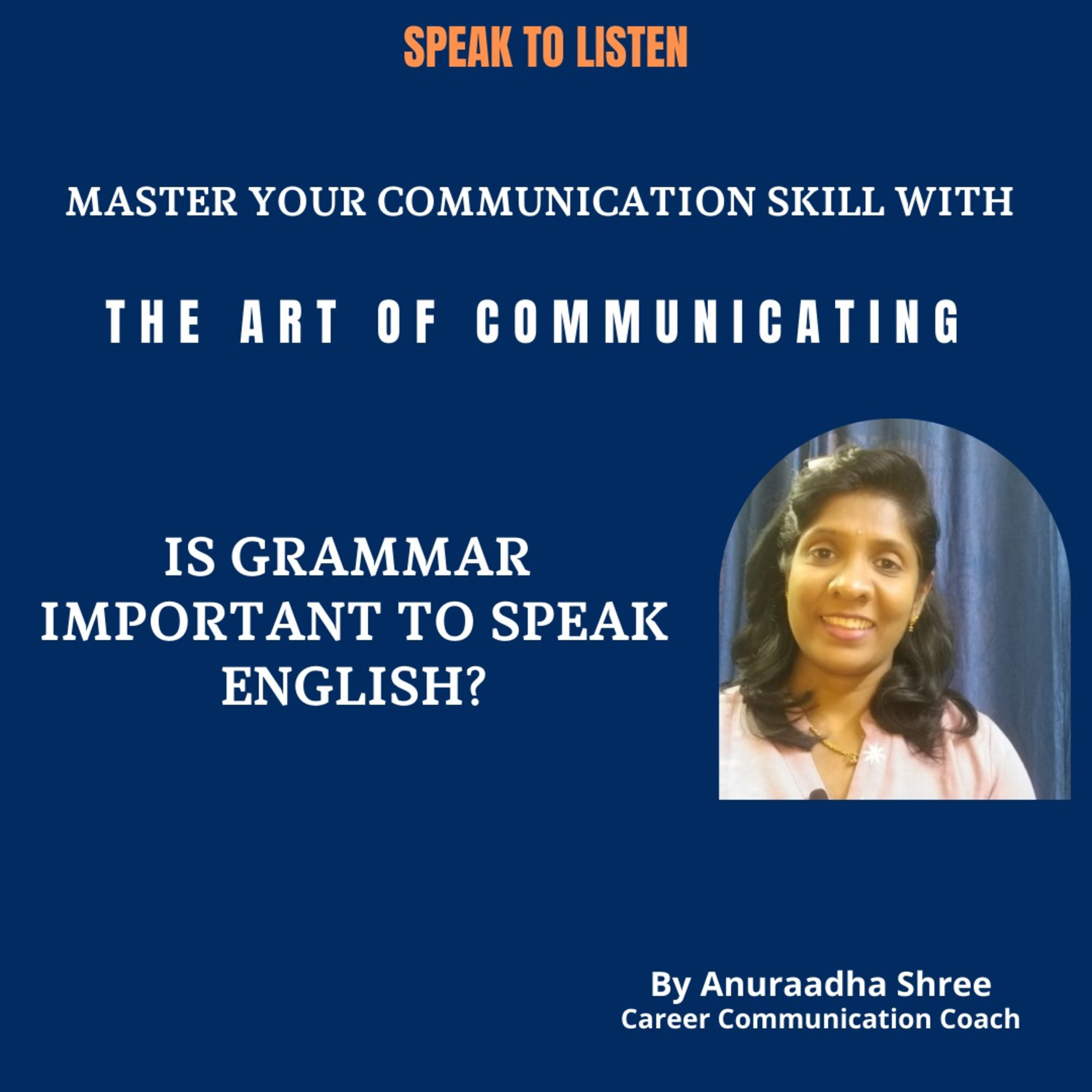 EP - 63 - IS GRAMMAR IMPORTANT TO SPEAK ENGLISH? episode artwork