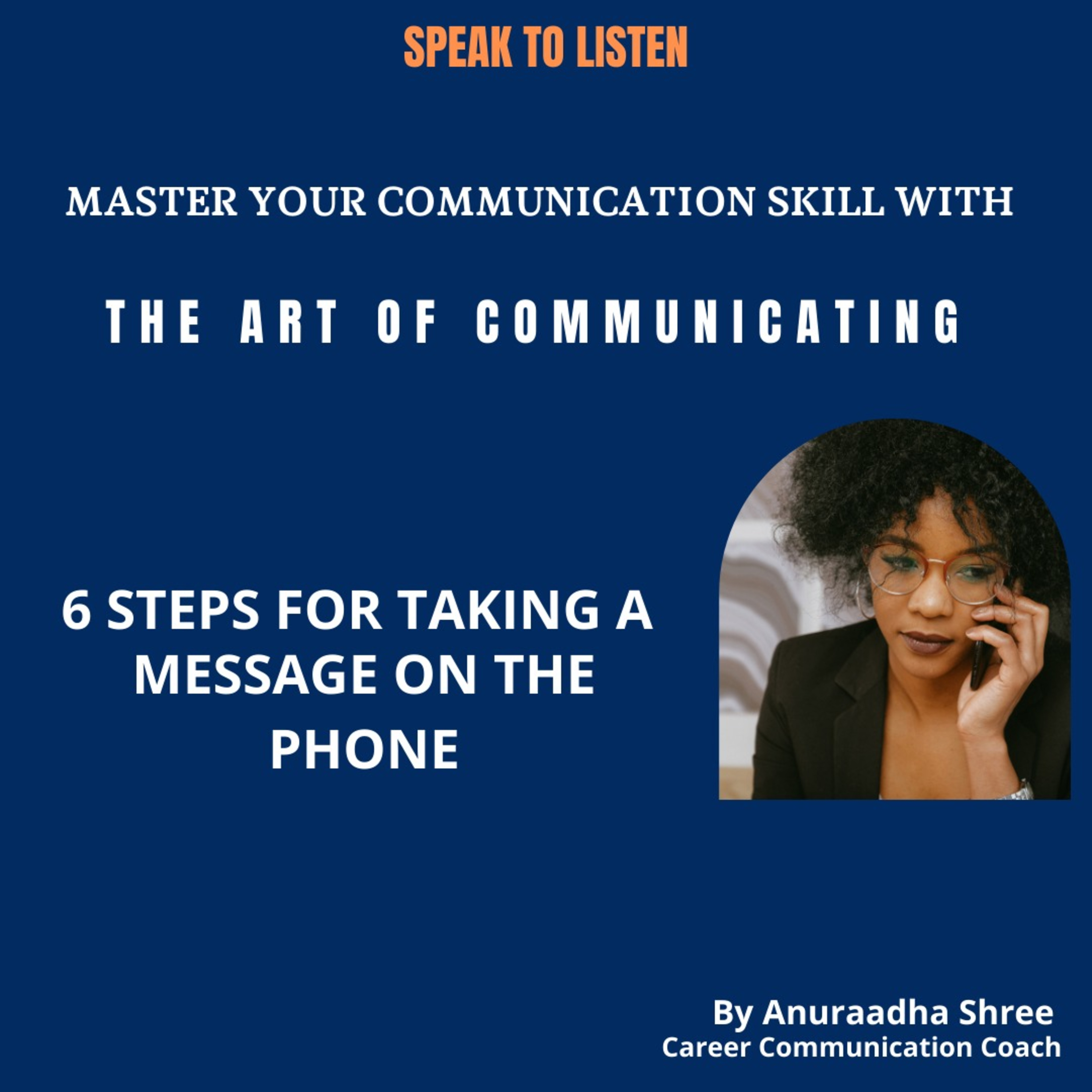 EP - 73 - 6 steps of taking a message on the phone  episode artwork