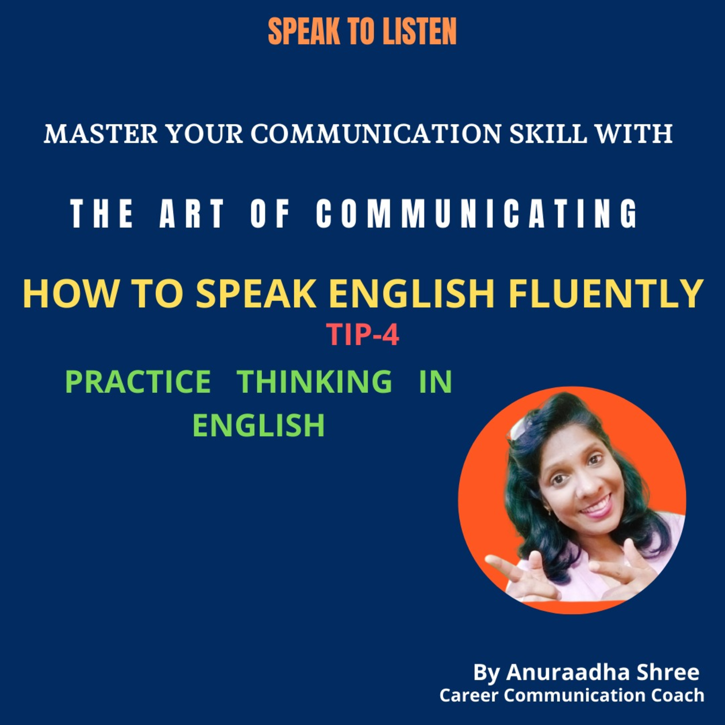 EP-101 TIP#4 PRACTISE THINKING IN ENGLISH episode artwork
