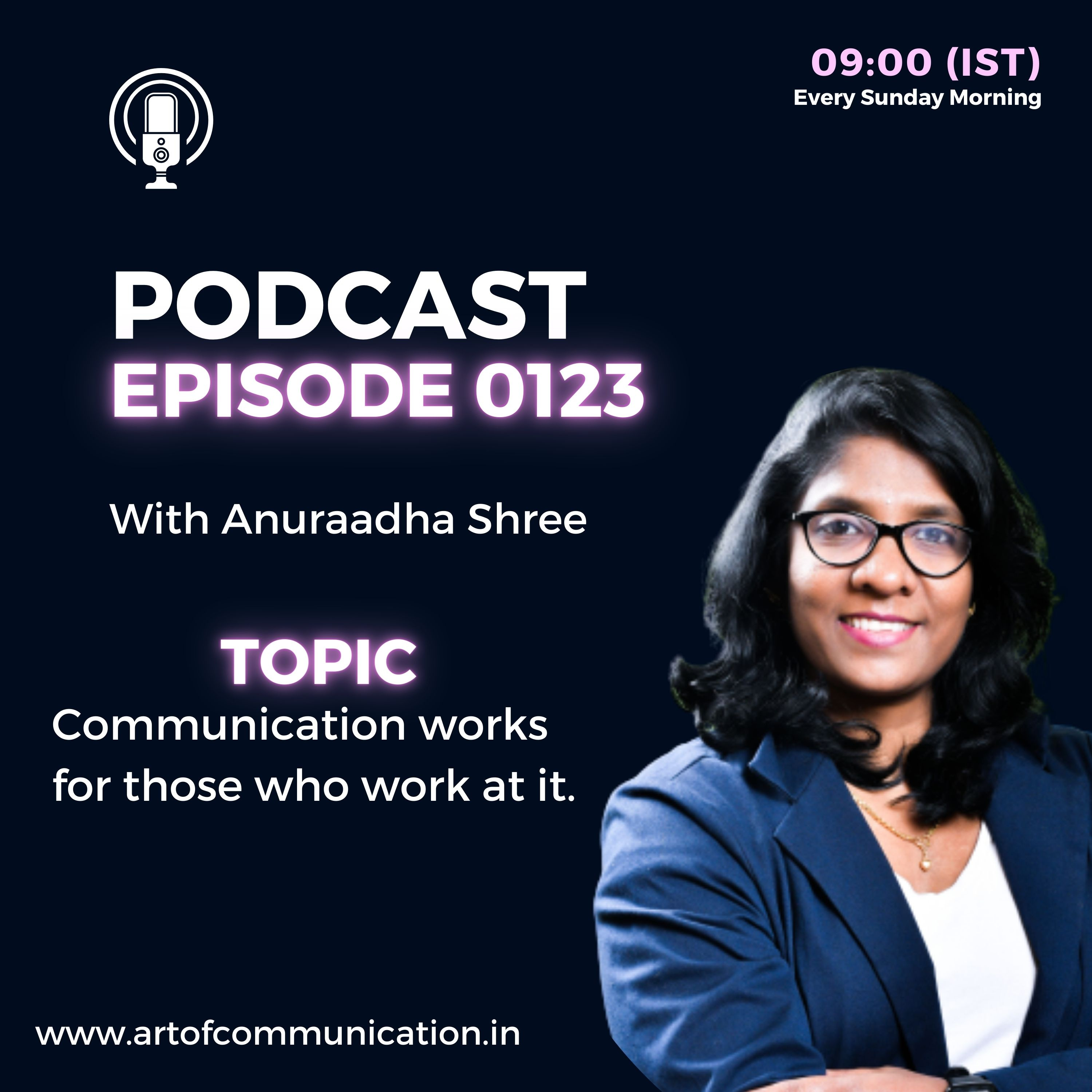 What do you mean by “Communication Works For Those Who Work At It?” episode artwork