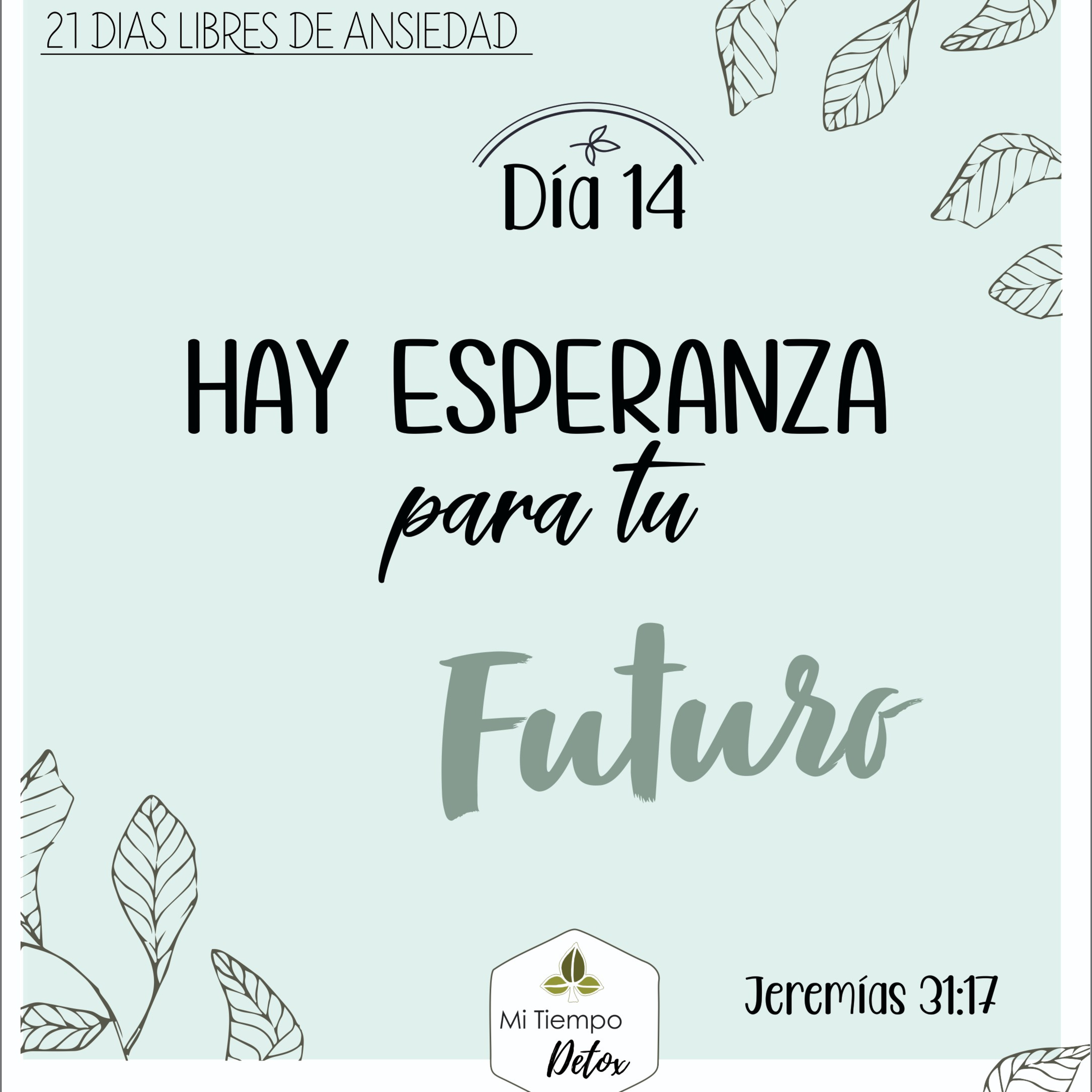 Día 14 - 21 días libres de ansiedad  episode artwork