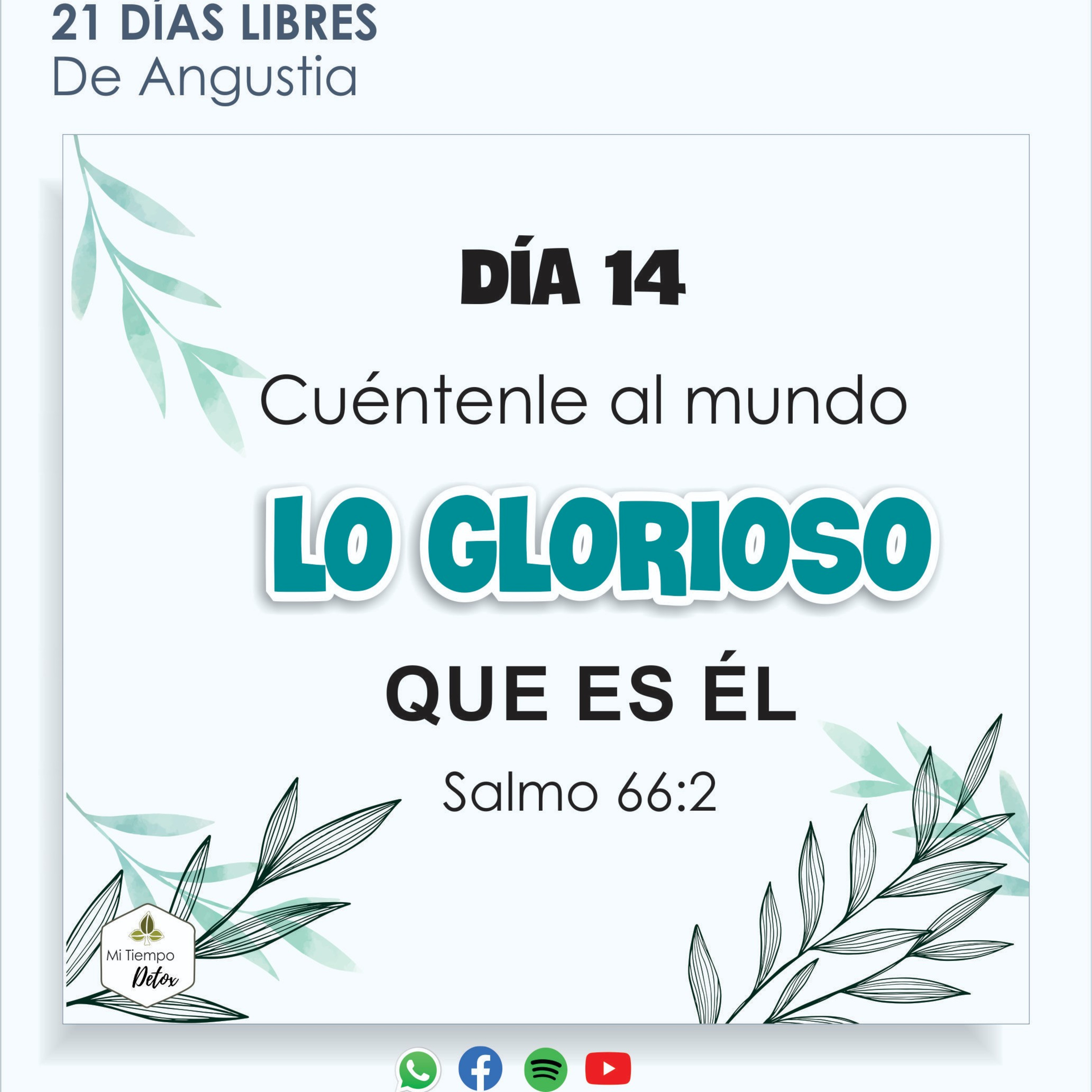 Día 14 - libres de angustia episode artwork