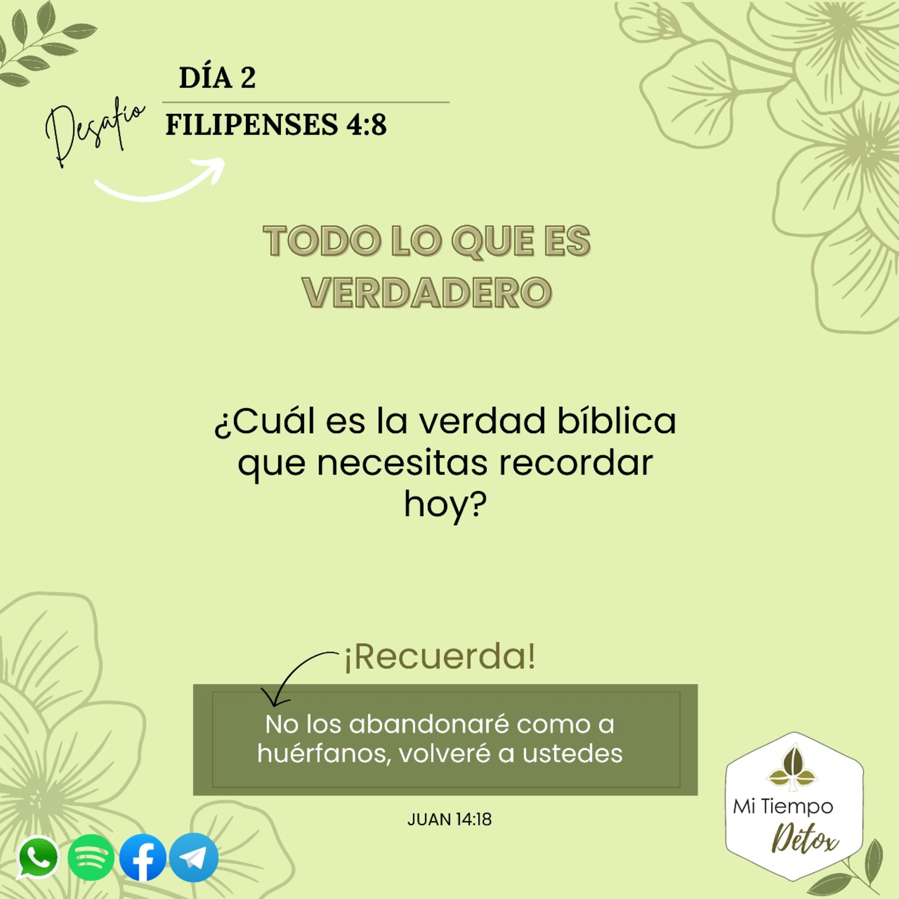 Día 2 - Desafío filipenses 4: 8 episode artwork