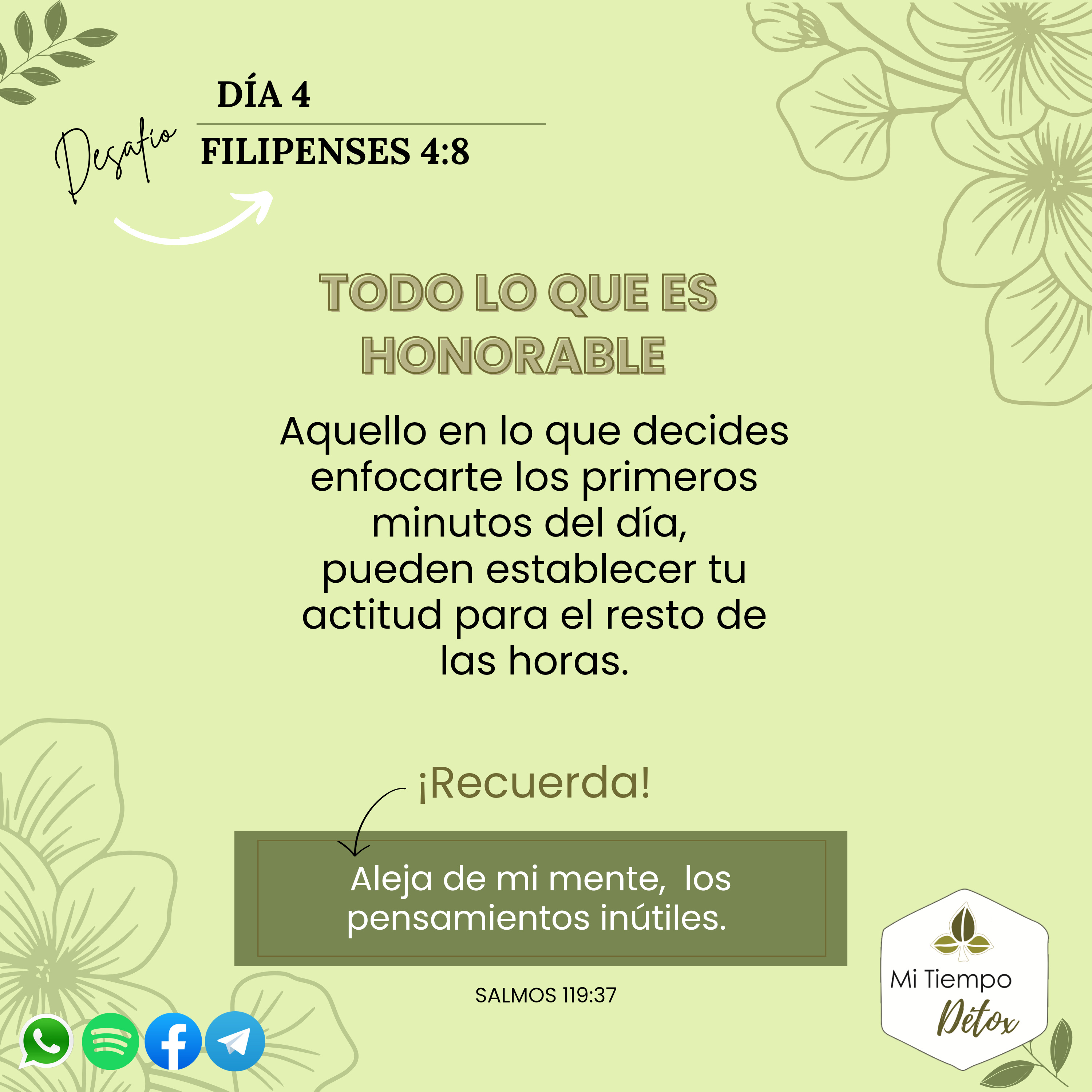 Día 4 - Desafío filipenses 4: 8 episode artwork