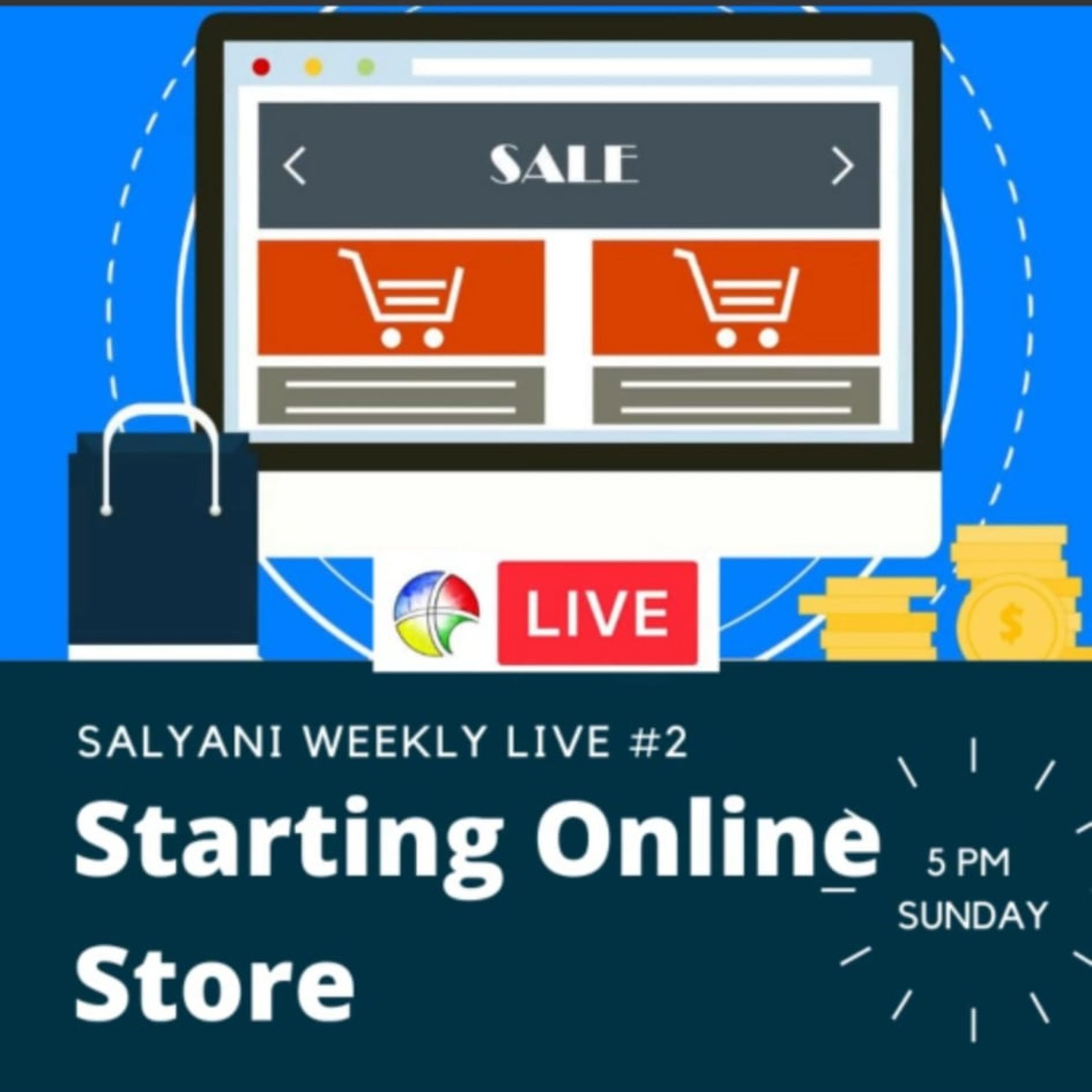 SalyaniLive #2: Starting Online Store episode artwork