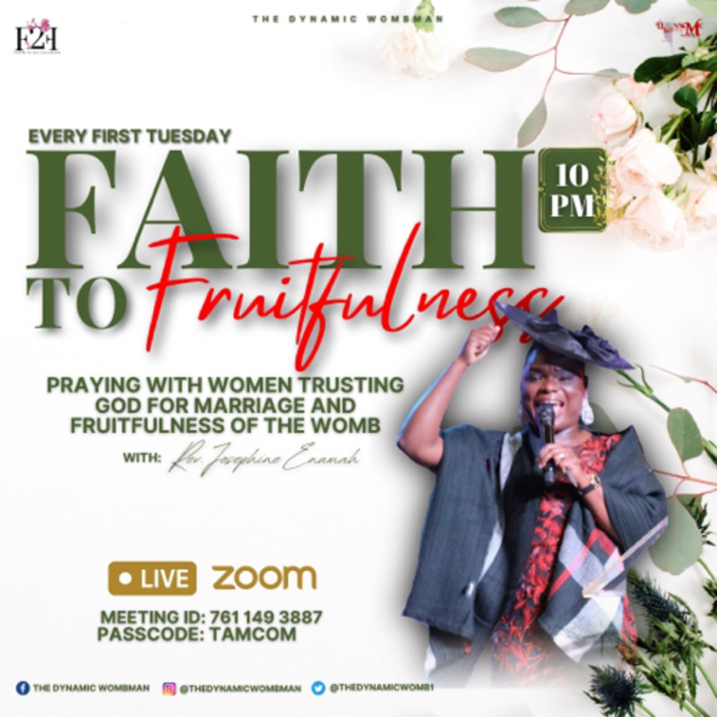 FAITH TO FRUITFULNESS | OVERCOMING SELF DOUBT | 11.05.22 | With Rev. Josephine Enumah