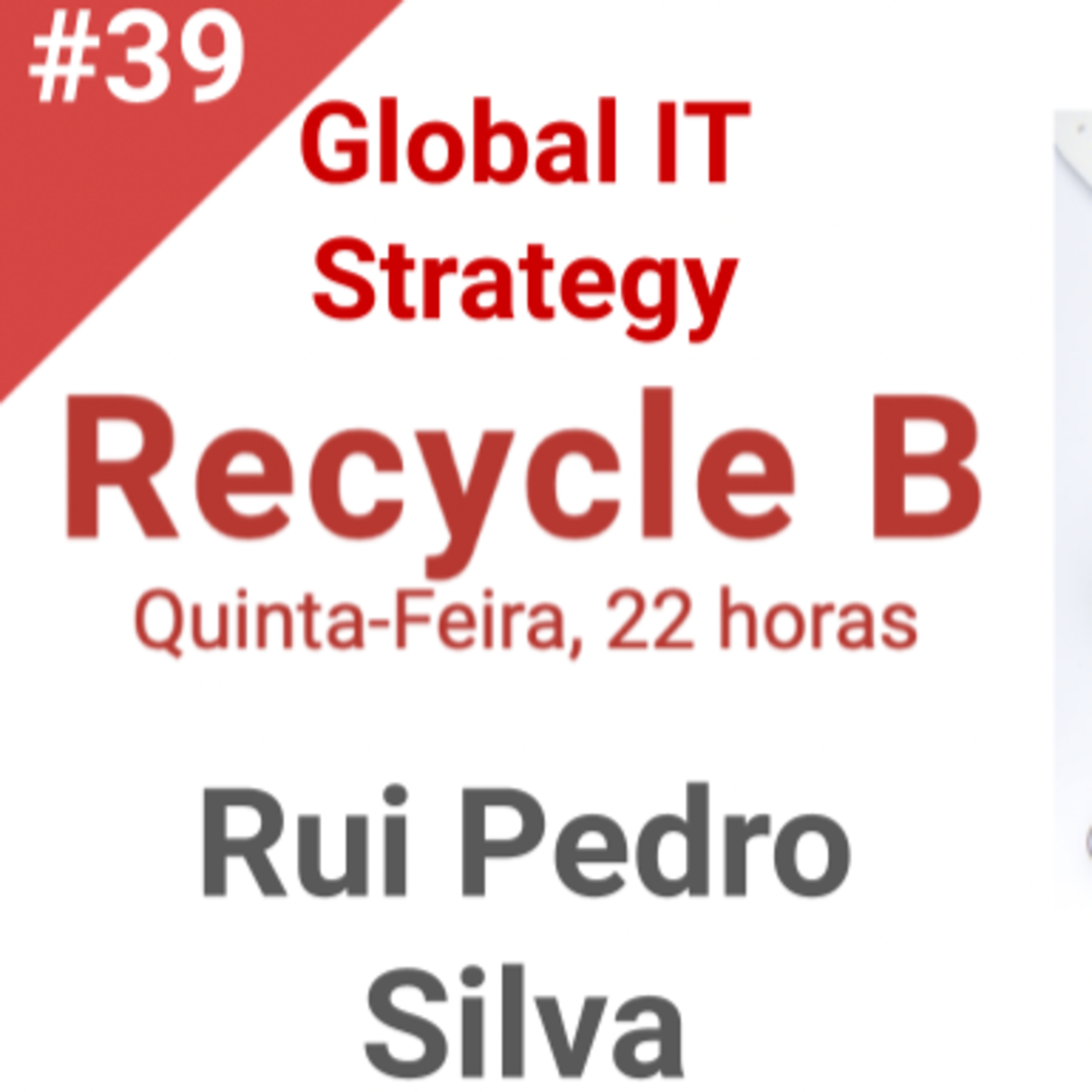 #39 Recicle B - Rui Pedro Silva episode artwork