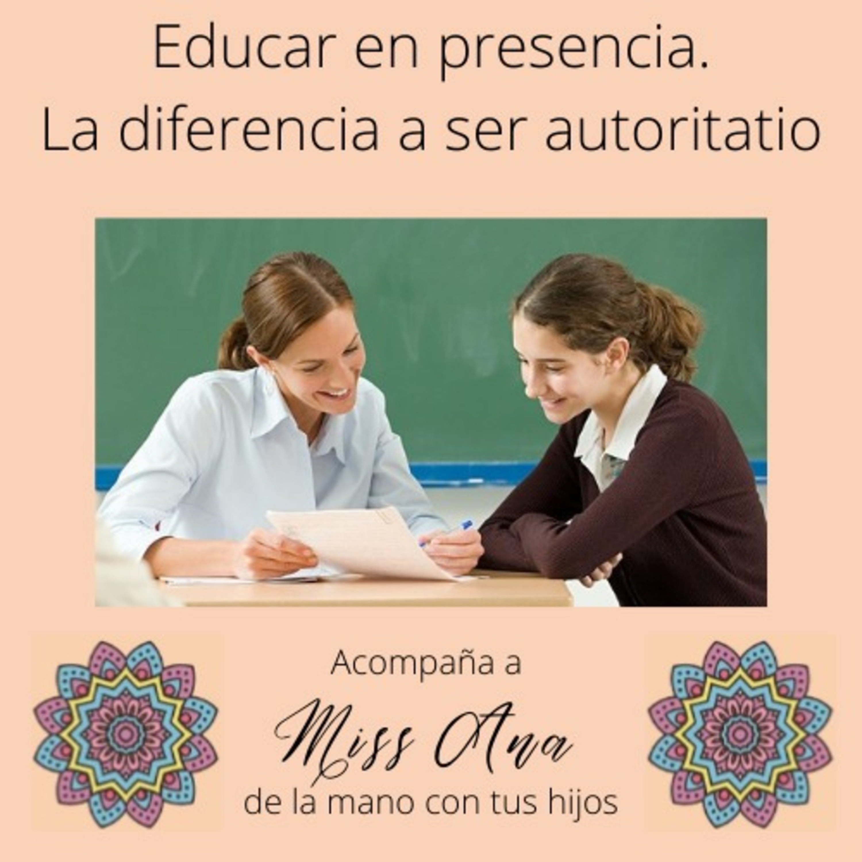Acompaña a Miss Ana de la mano con tus hijos