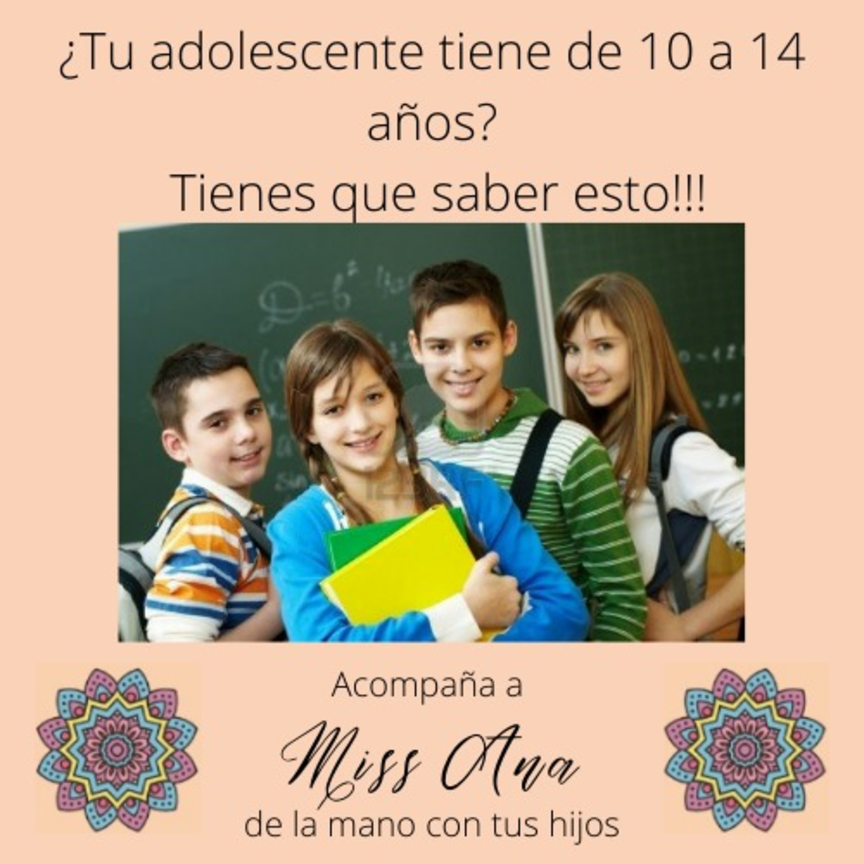 Acompaña a Miss Ana de la mano con tus hijos