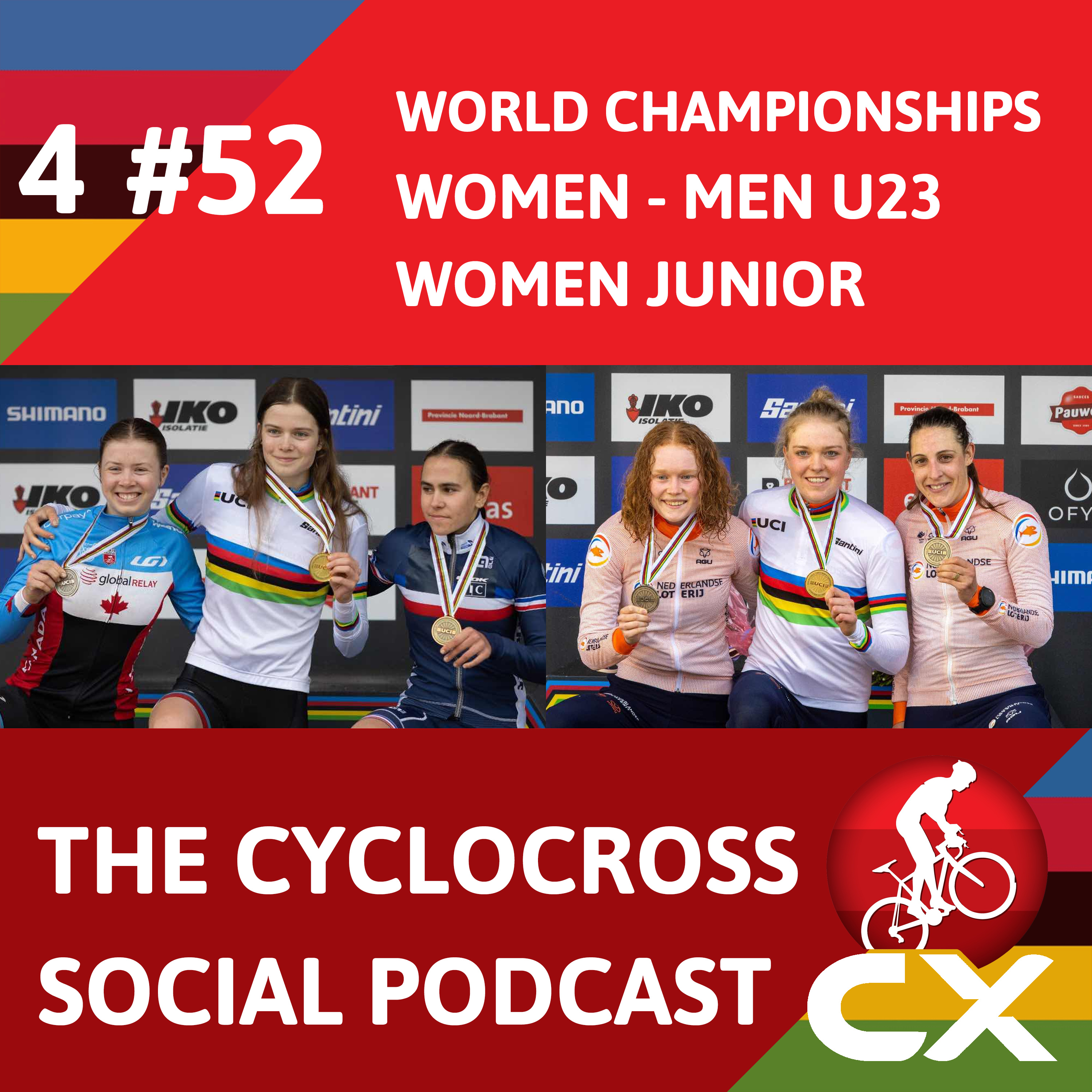 Cyclocross Worldchampionships day 1 WE/MU/WJ | Cyclocross Social Podcast (S4E52) episode artwork