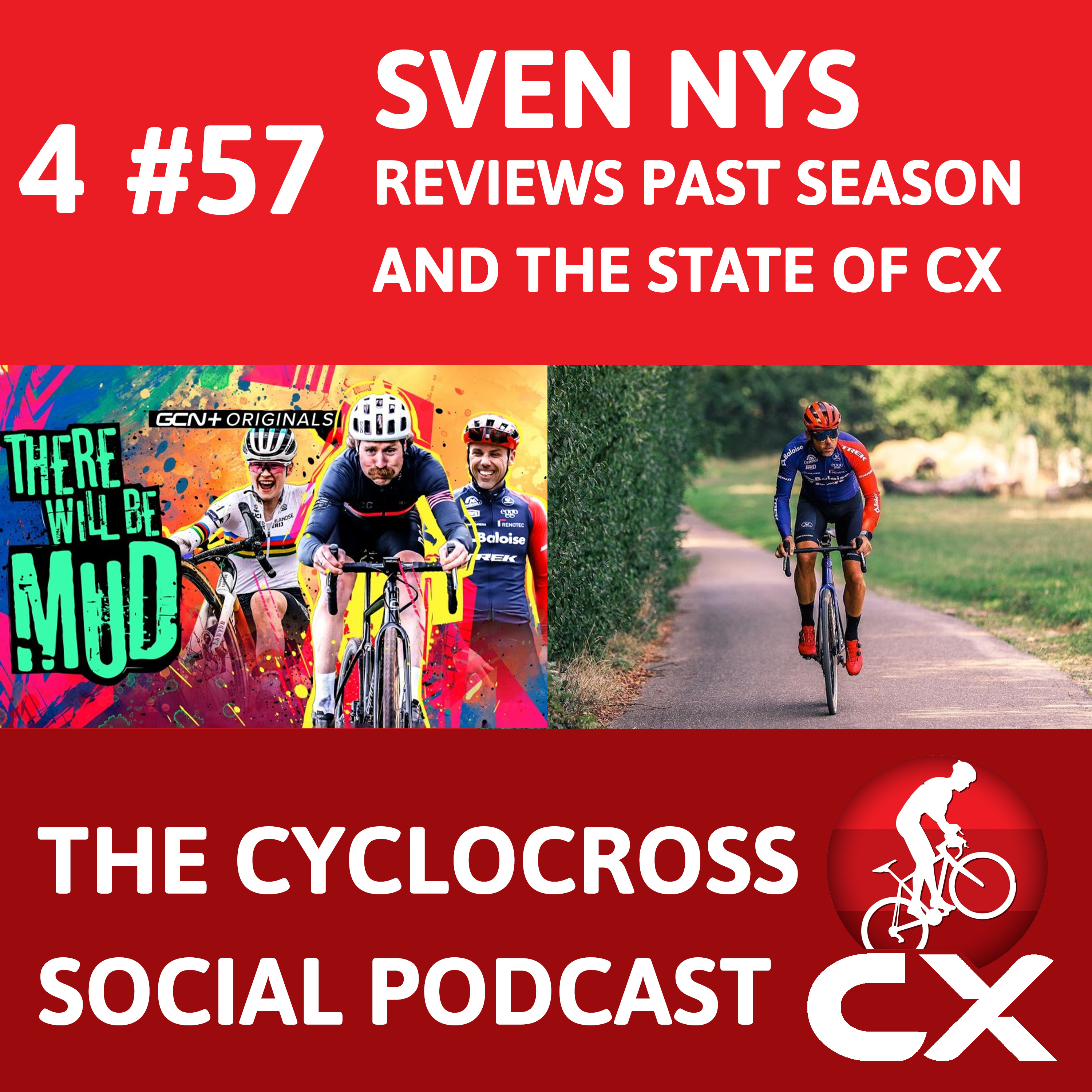 Sven Nys reflects upon past cyclocross season & the international future of cross | Cyclocross Social Podcast (S4E57) episode artwork