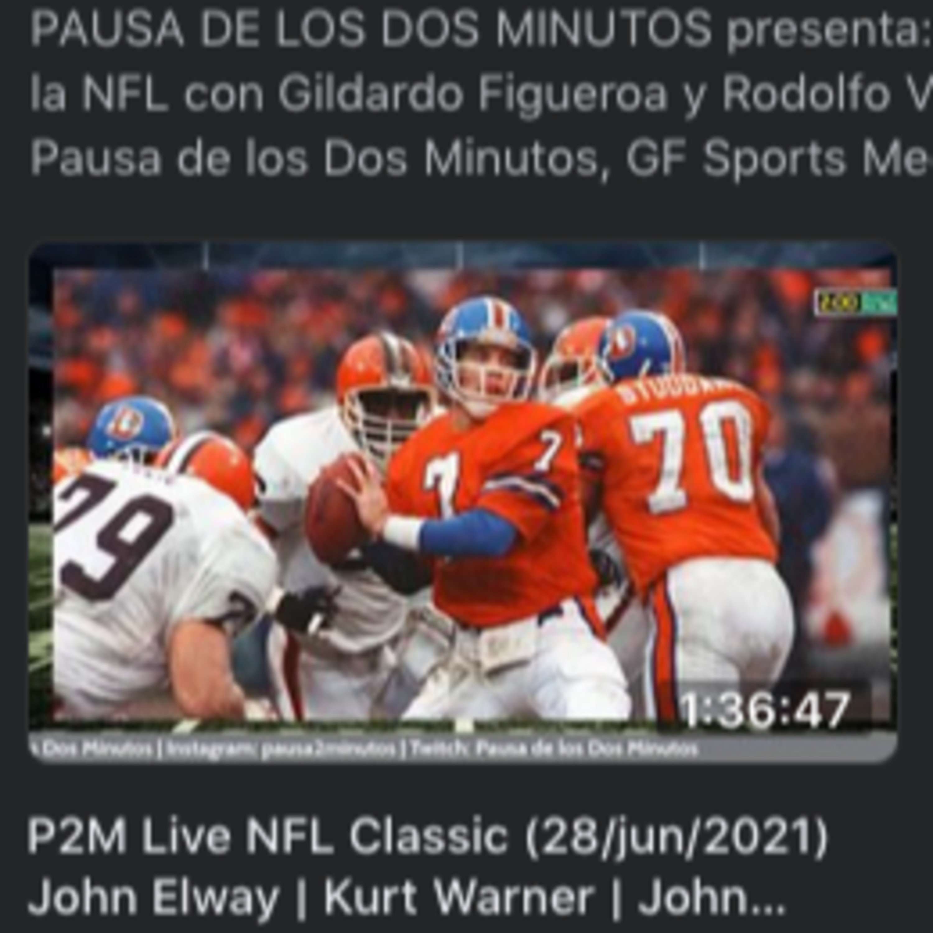 Portada de Pausa de los Dos Minutos