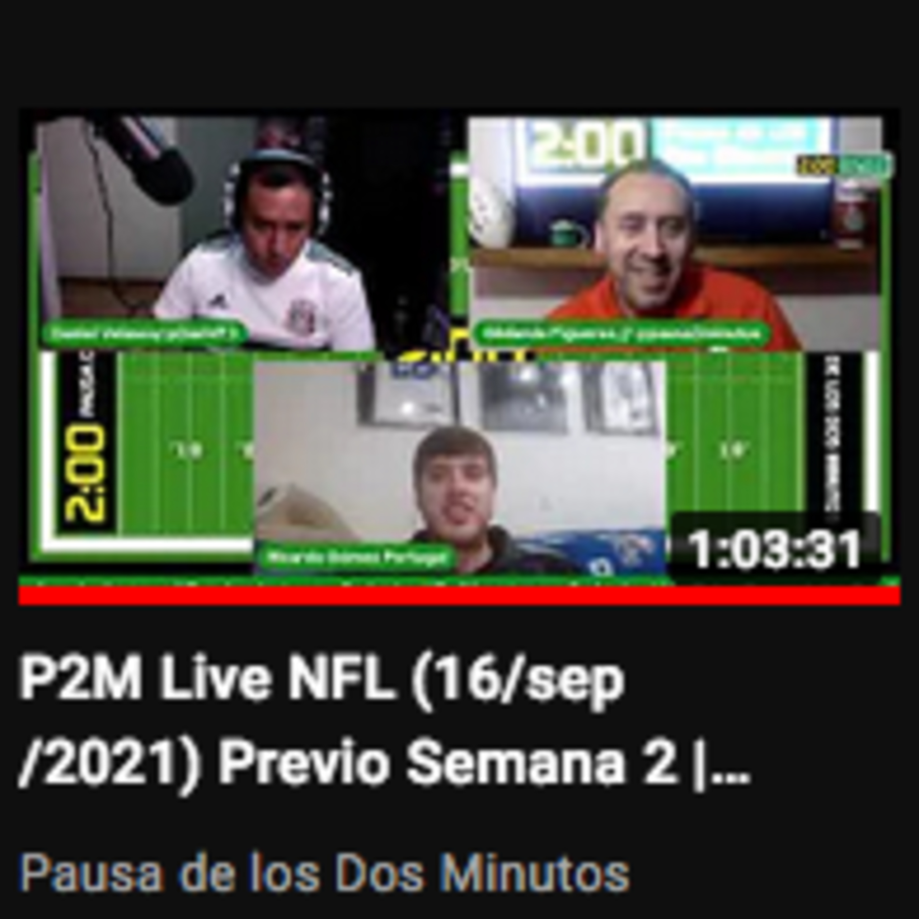 Portada de Pausa de los Dos Minutos