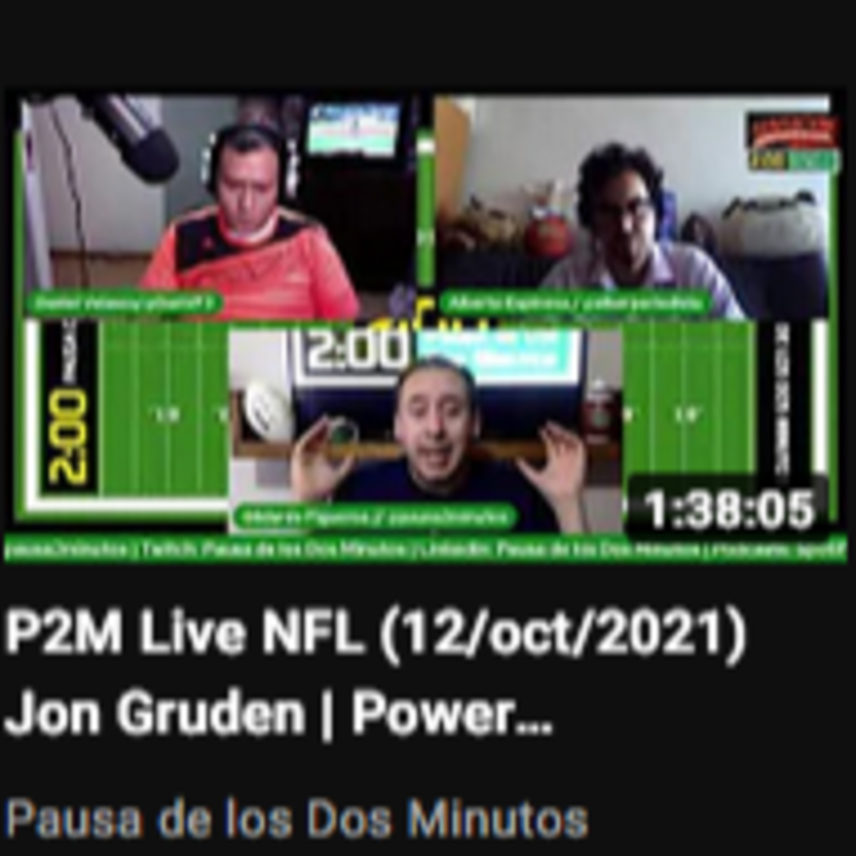 Portada de Pausa de los Dos Minutos