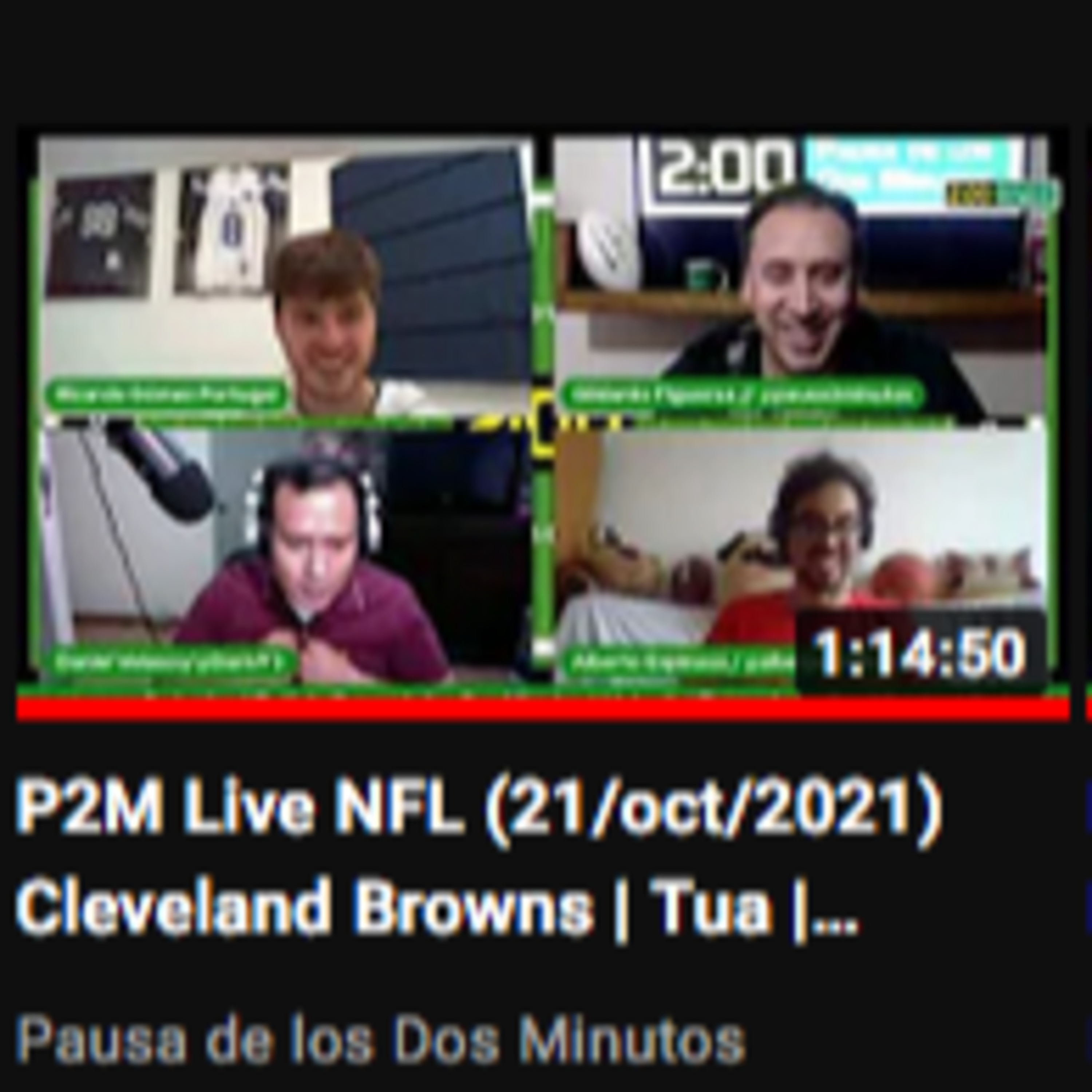 Portada de Pausa de los Dos Minutos