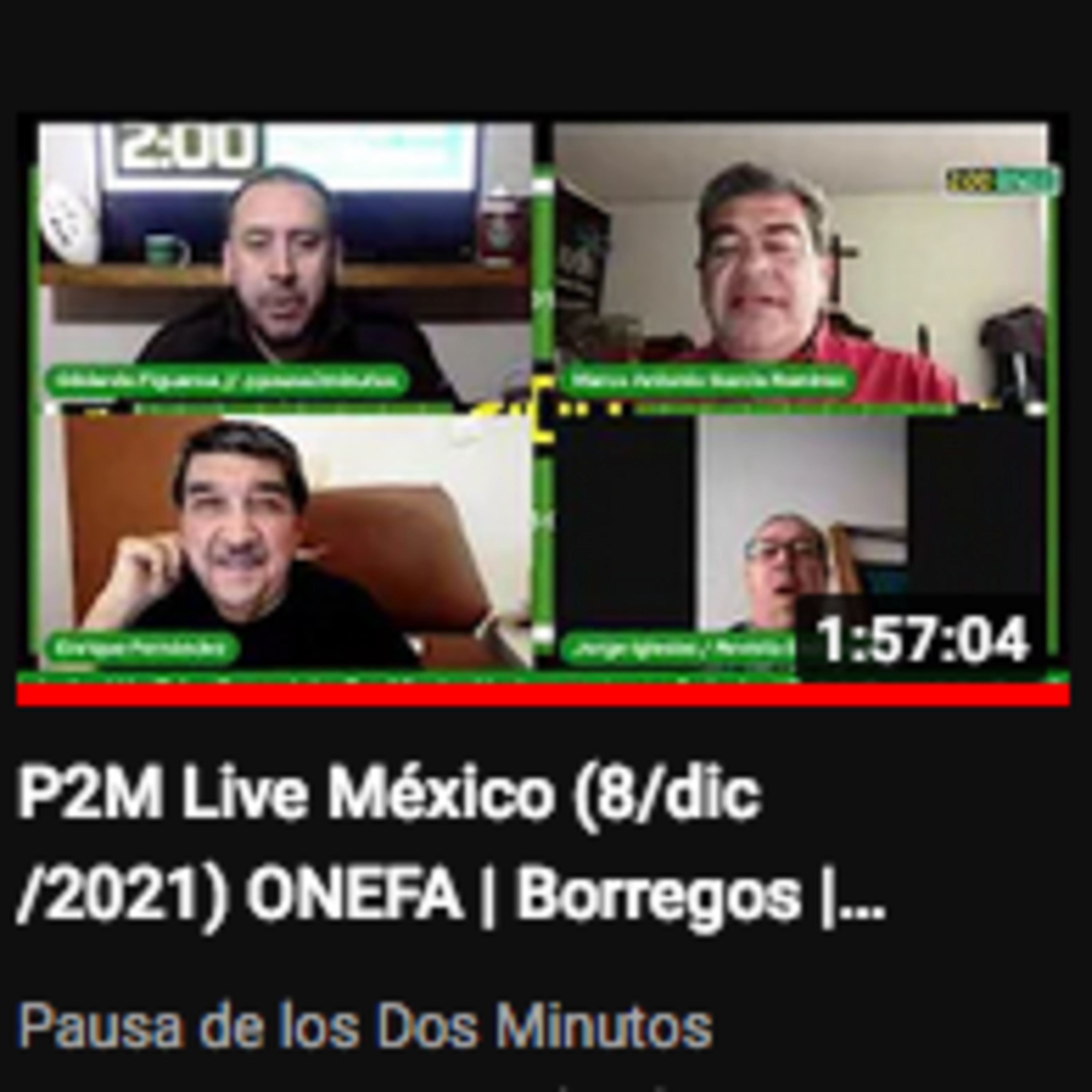 Portada de Pausa de los Dos Minutos