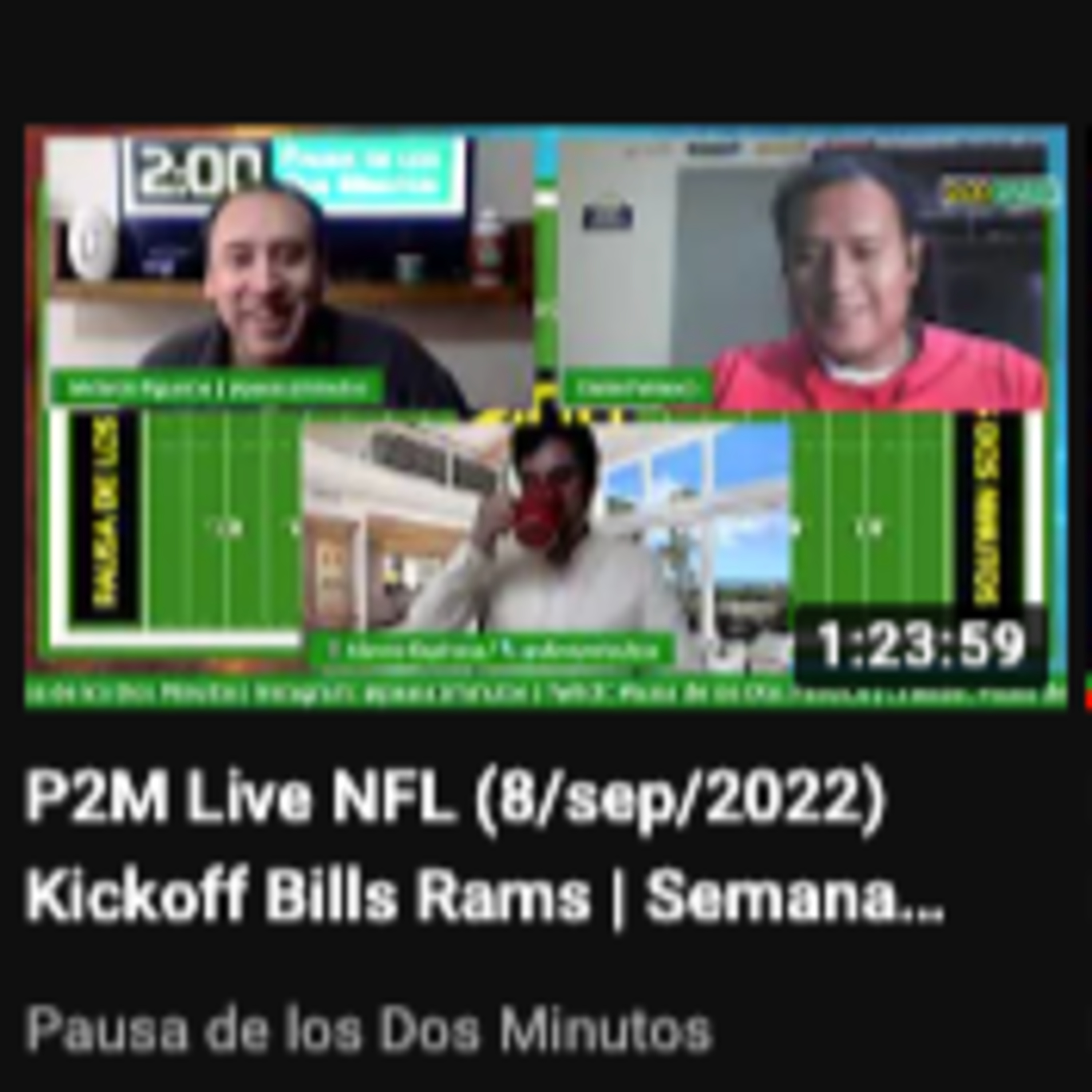 Portada de Pausa de los Dos Minutos
