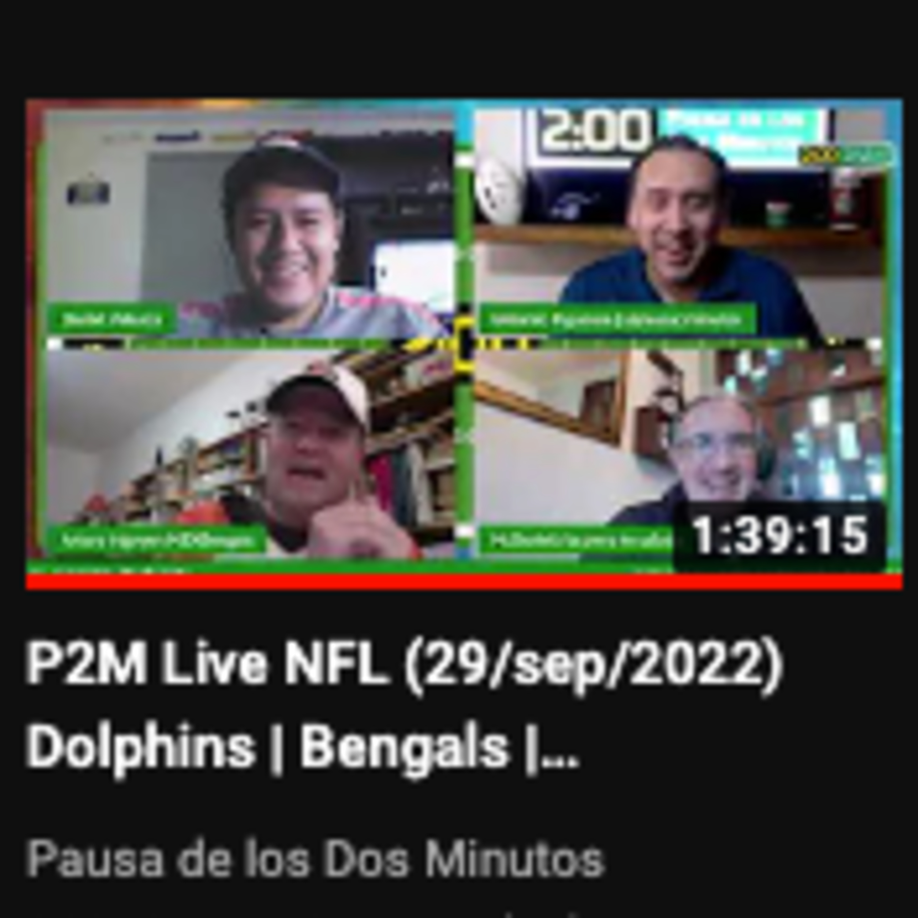 Portada de Pausa de los Dos Minutos