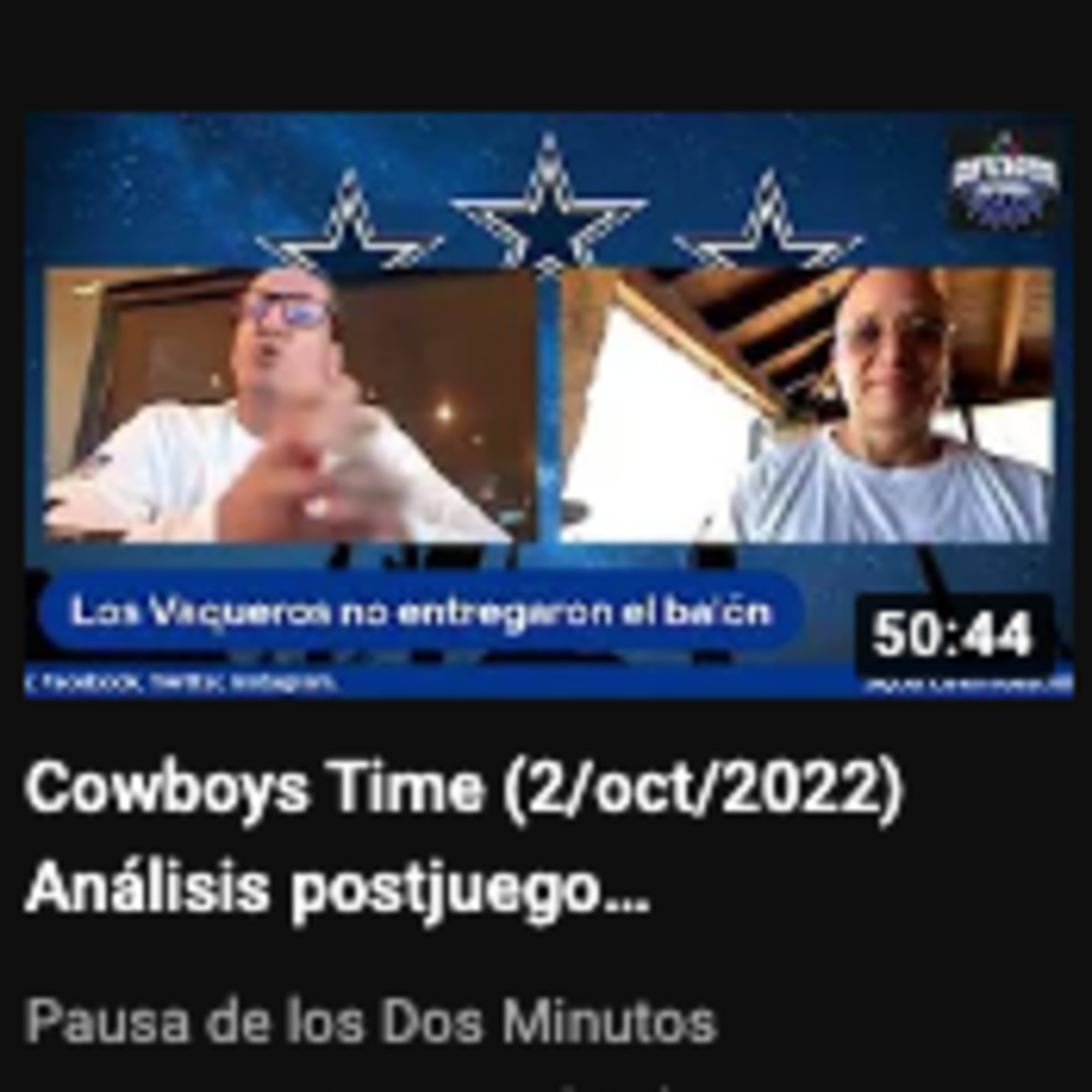 Portada de Pausa de los Dos Minutos