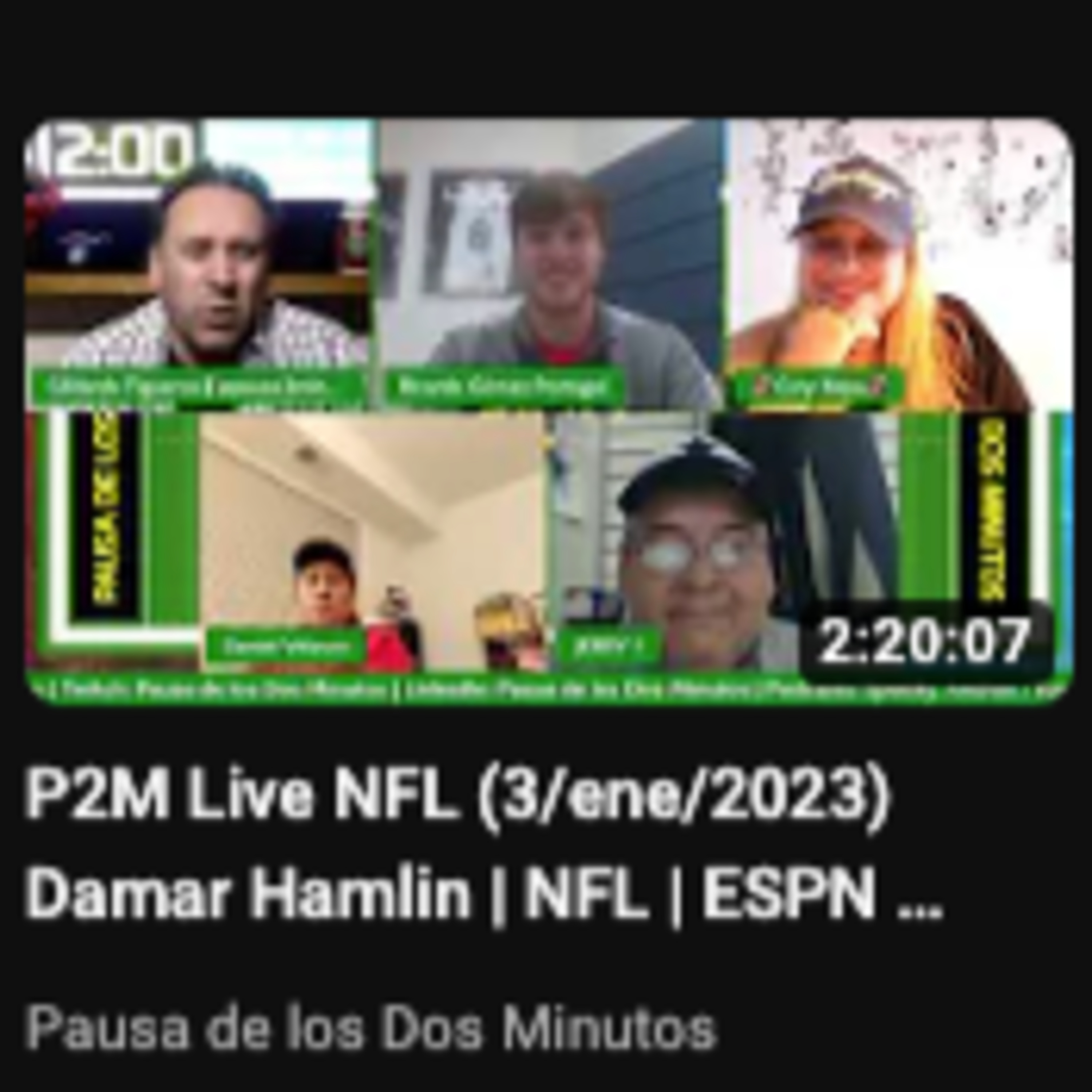 Portada de Pausa de los Dos Minutos