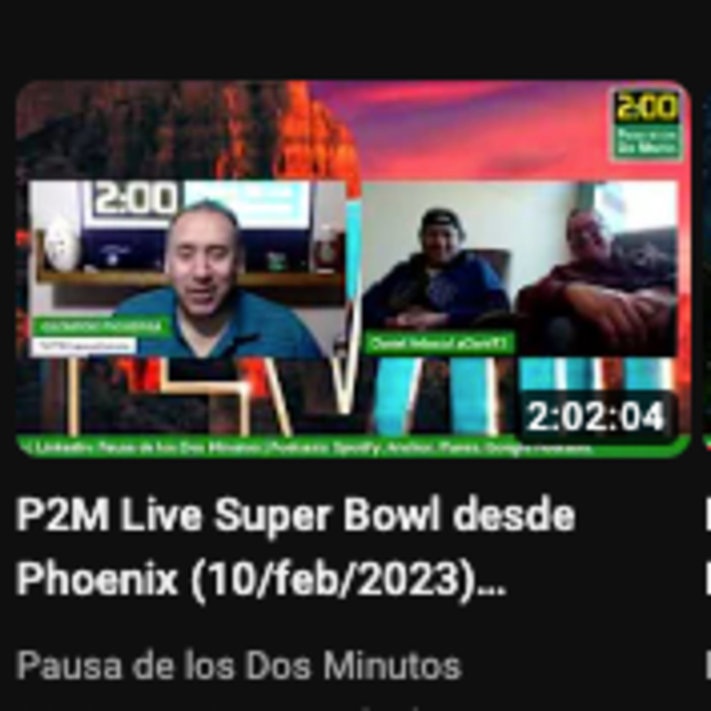 Portada de Pausa de los Dos Minutos