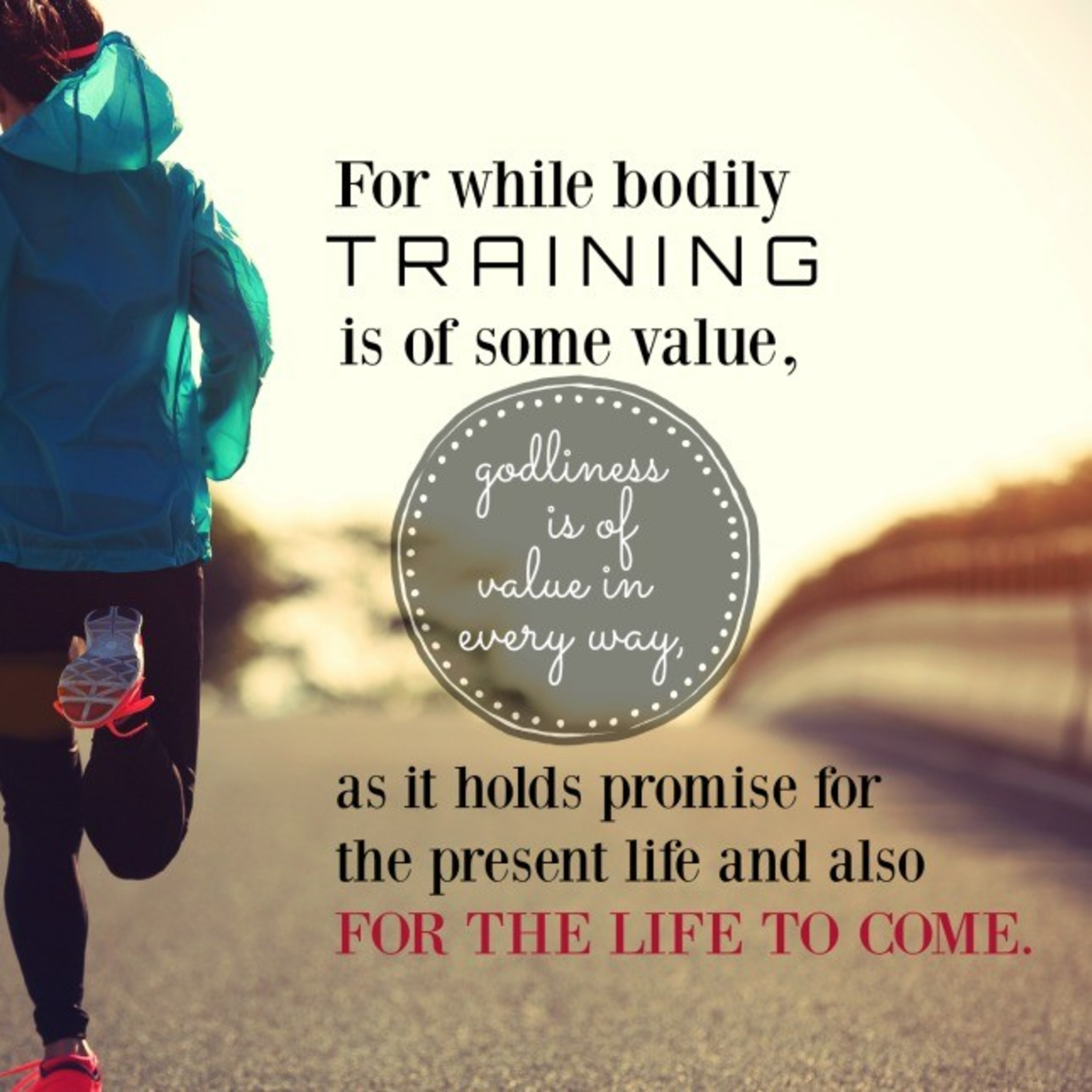 1 Timothy 4:8- physical exercise and spiritual exercise episode artwork