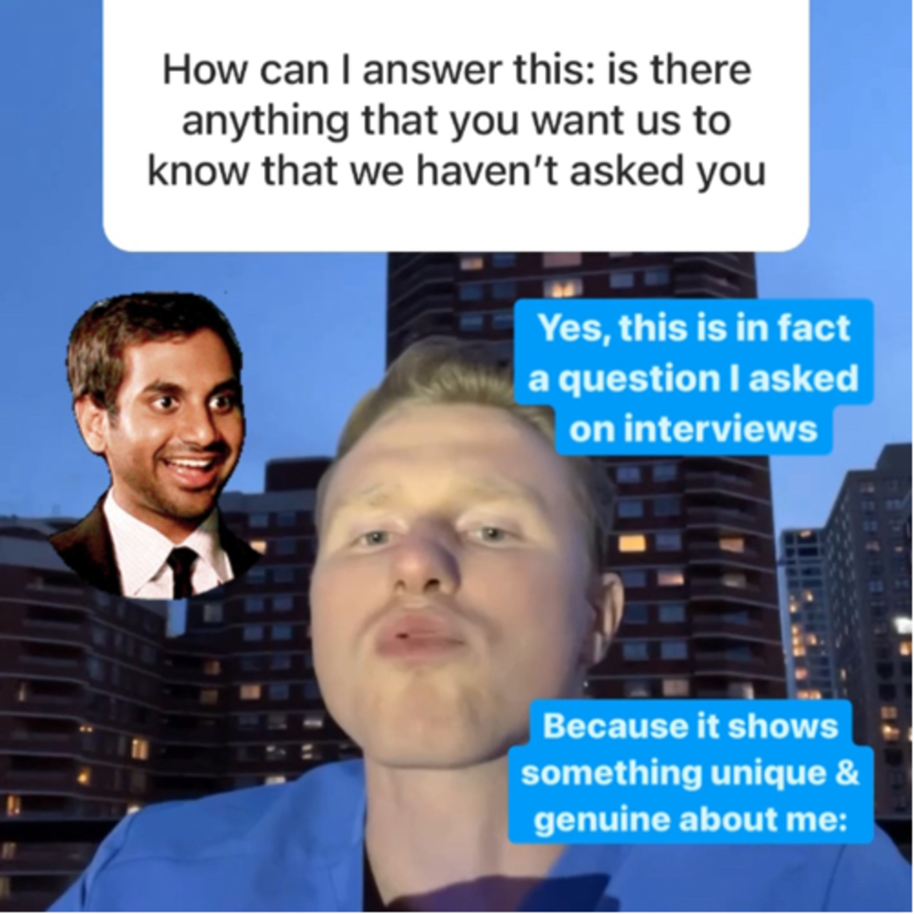 “Questions I Asked On Interviews” episode artwork