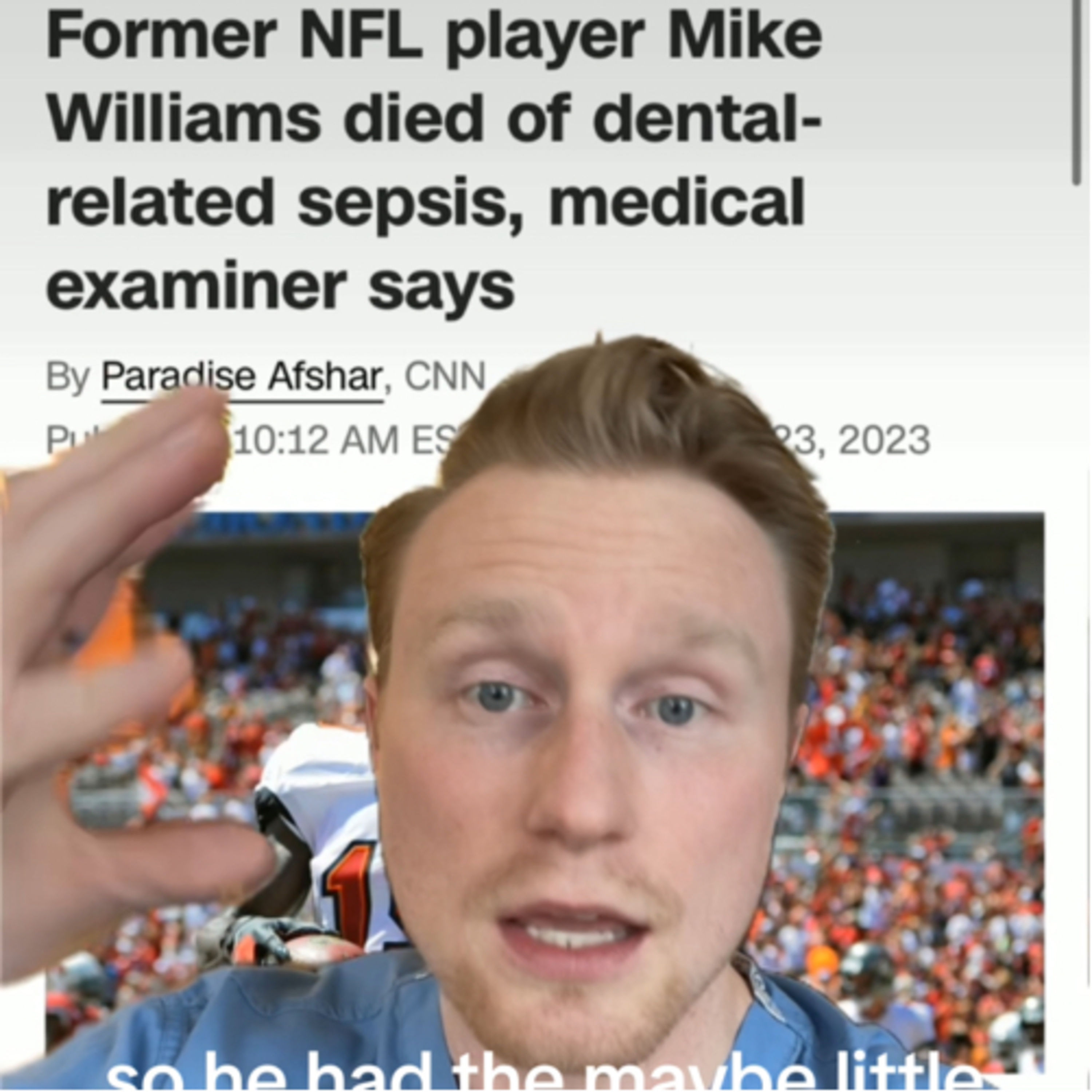 “NFL Player Died if Dental-Related Infection” - Explained; Not Medical Advice episode artwork