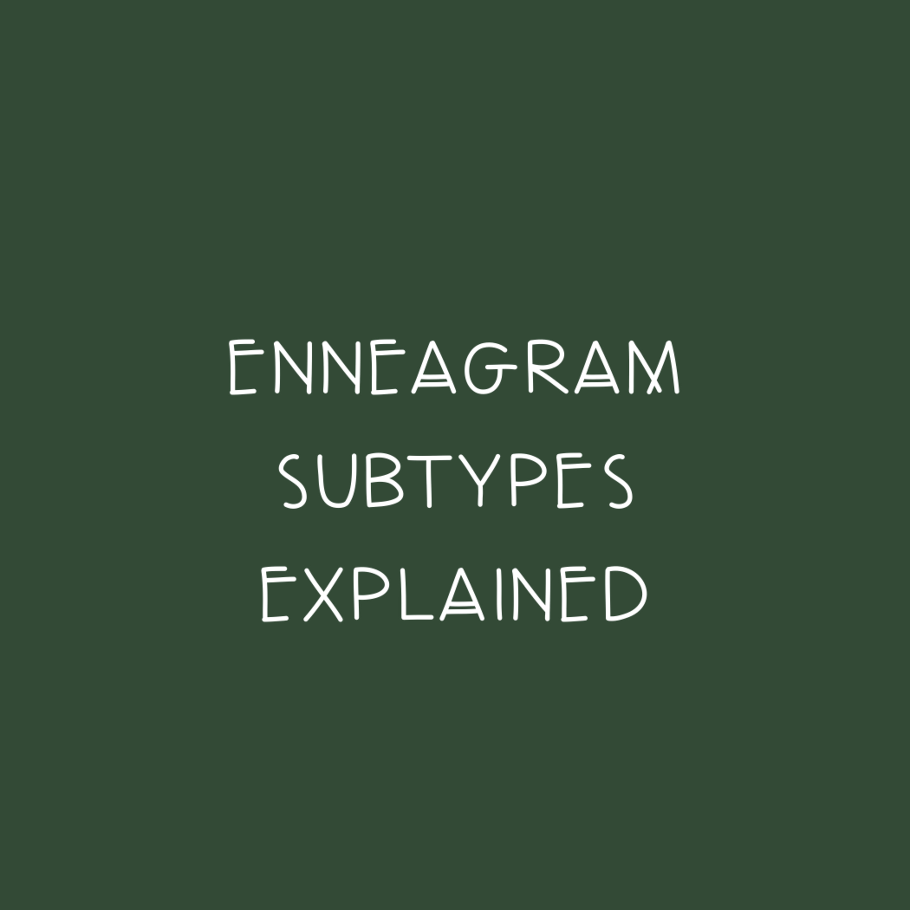 207: Subtypes episode artwork