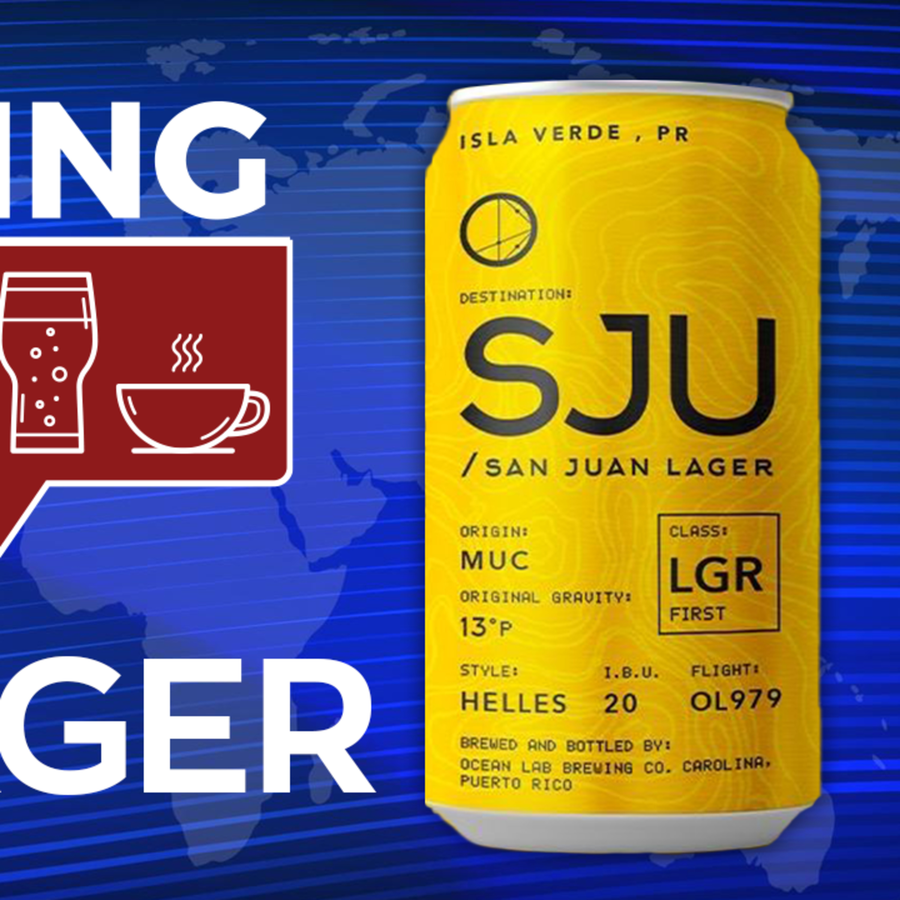 EP.11 BEER QUARANTINE TASTING-SJU LAGER (OCEAN LAB BREWING CO.) episode artwork