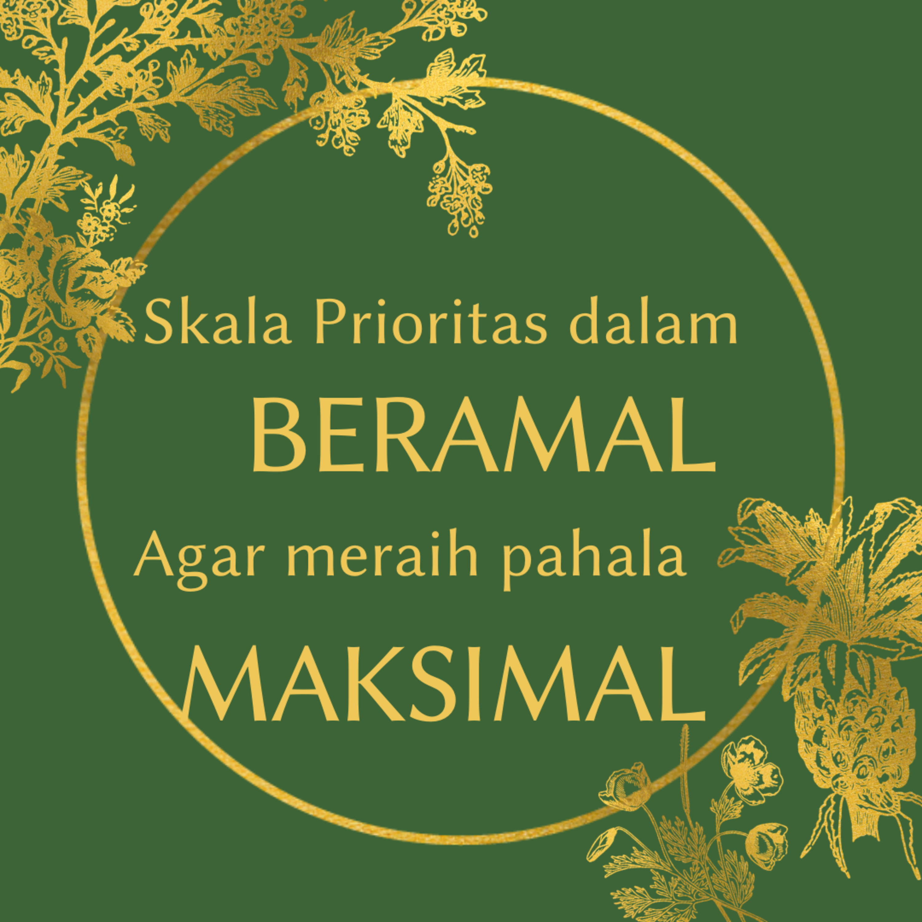 Skala Prioritas dalam Beramal