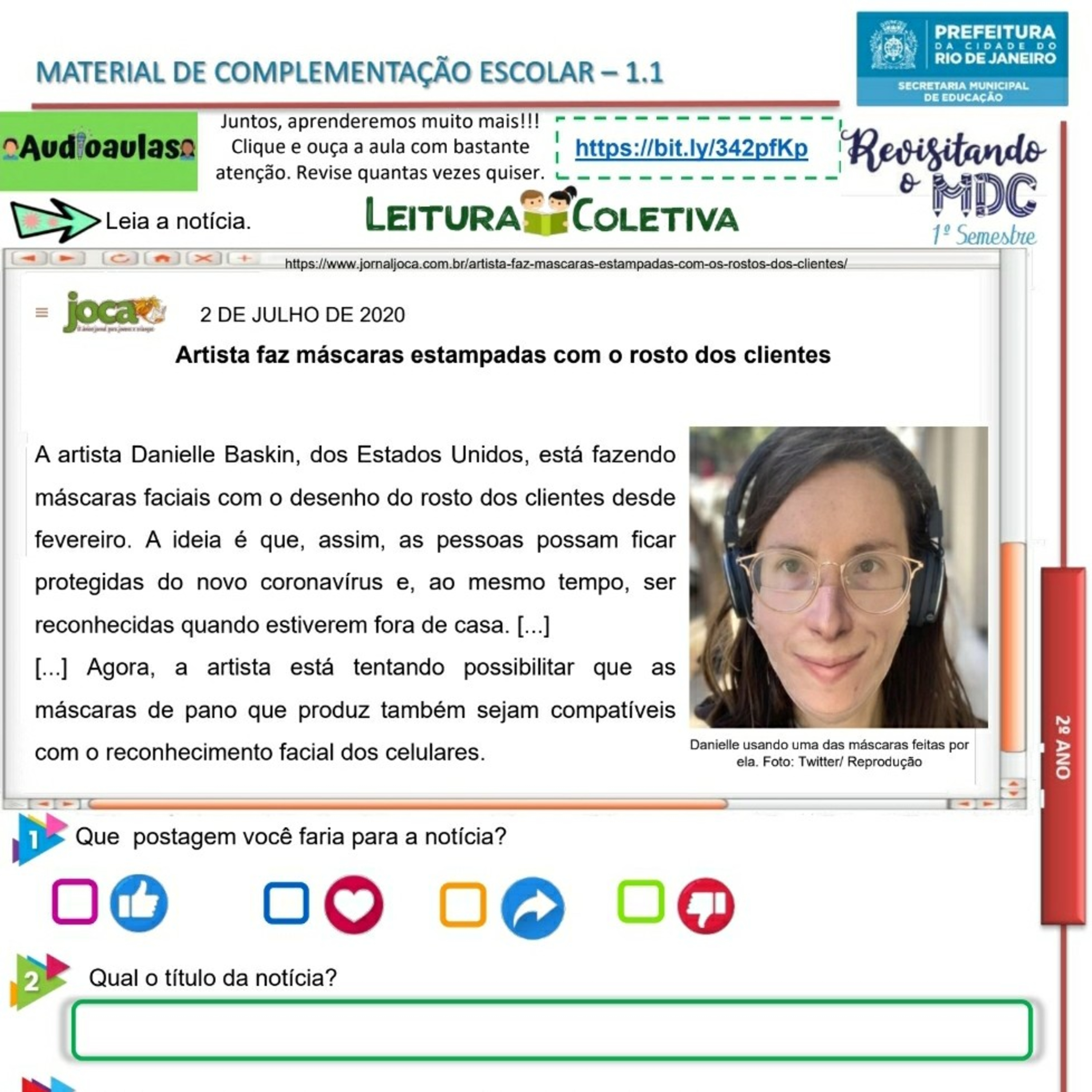 Conversando sobre máscaras. Genero Textual notícia. episode artwork