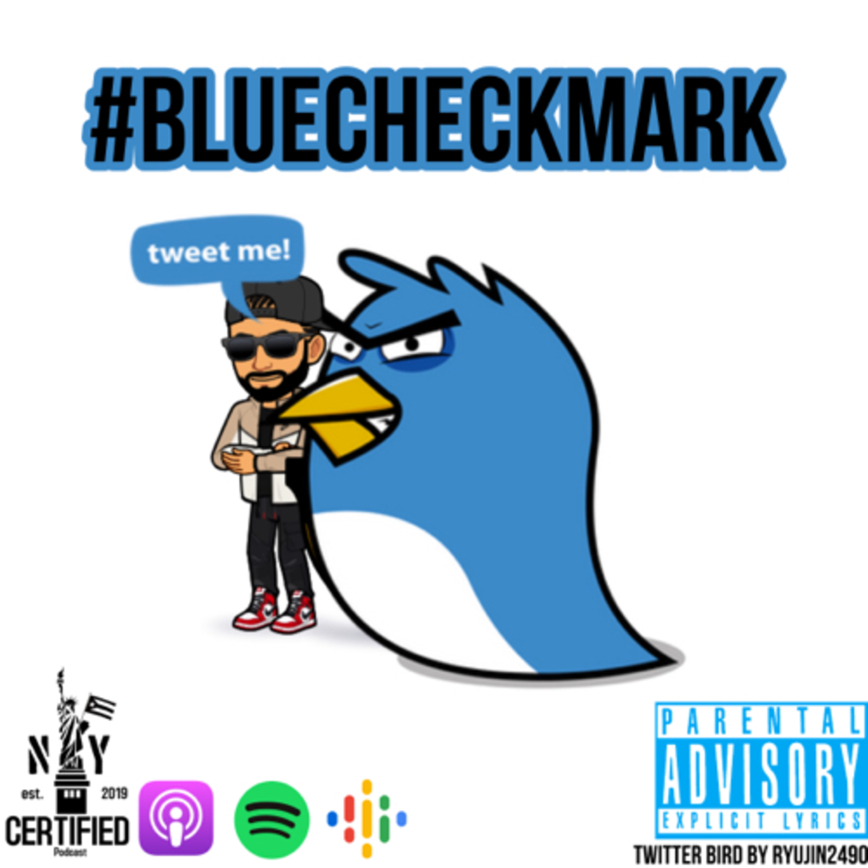 #BlueCheckmark , Tax Day, Space X Explosion episode artwork