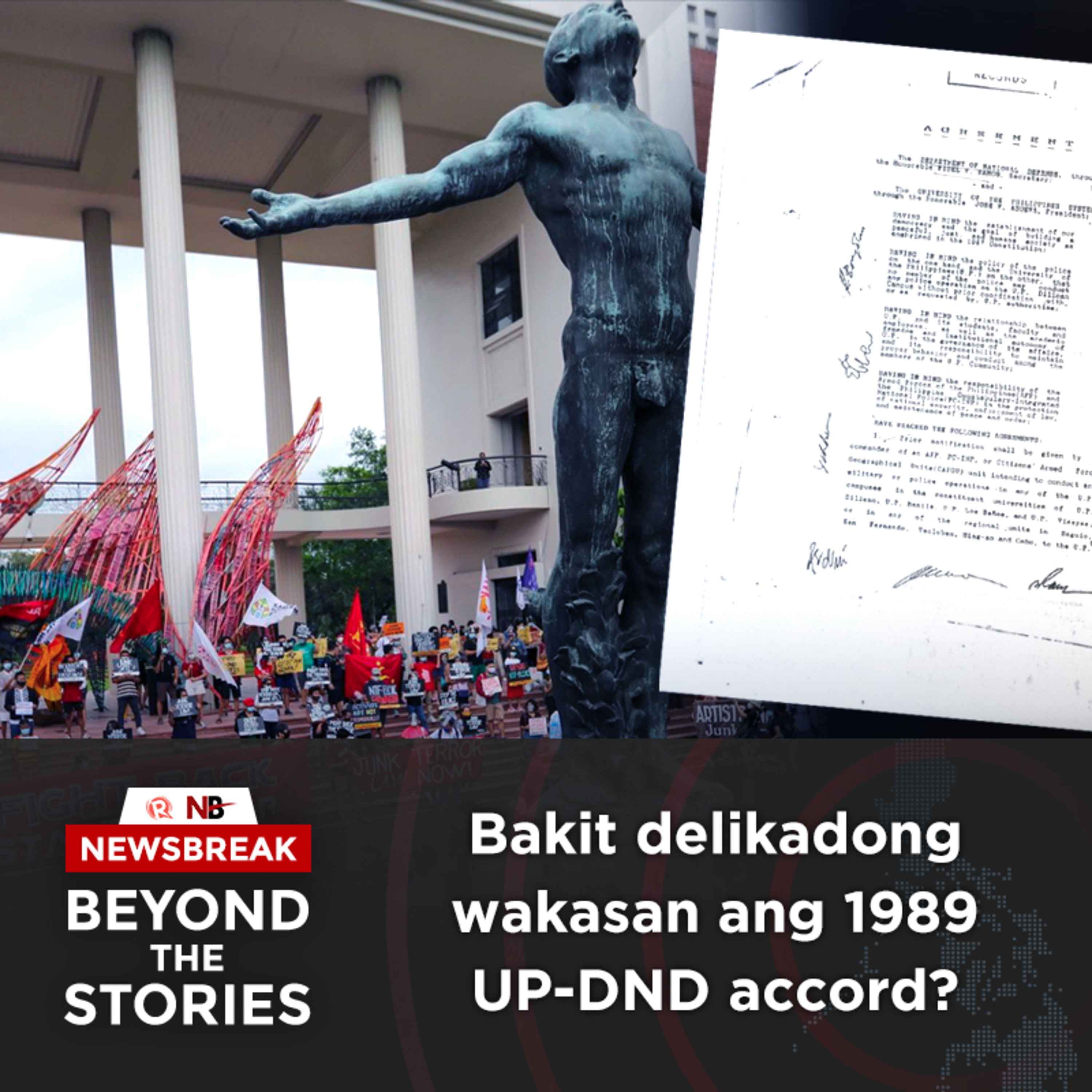 Bakit delikadong wakasan ang 1989 UP-DND accord?
