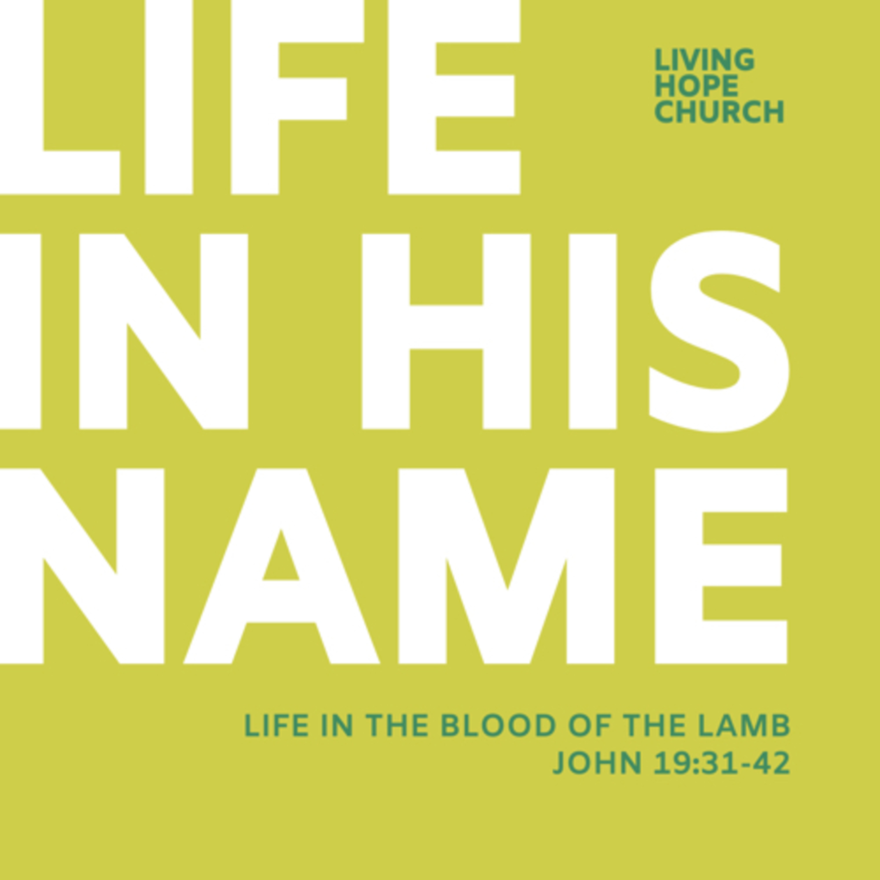 John 19:31-42 | Life In The Blood Of The Lamb | Mitch Spence  episode artwork