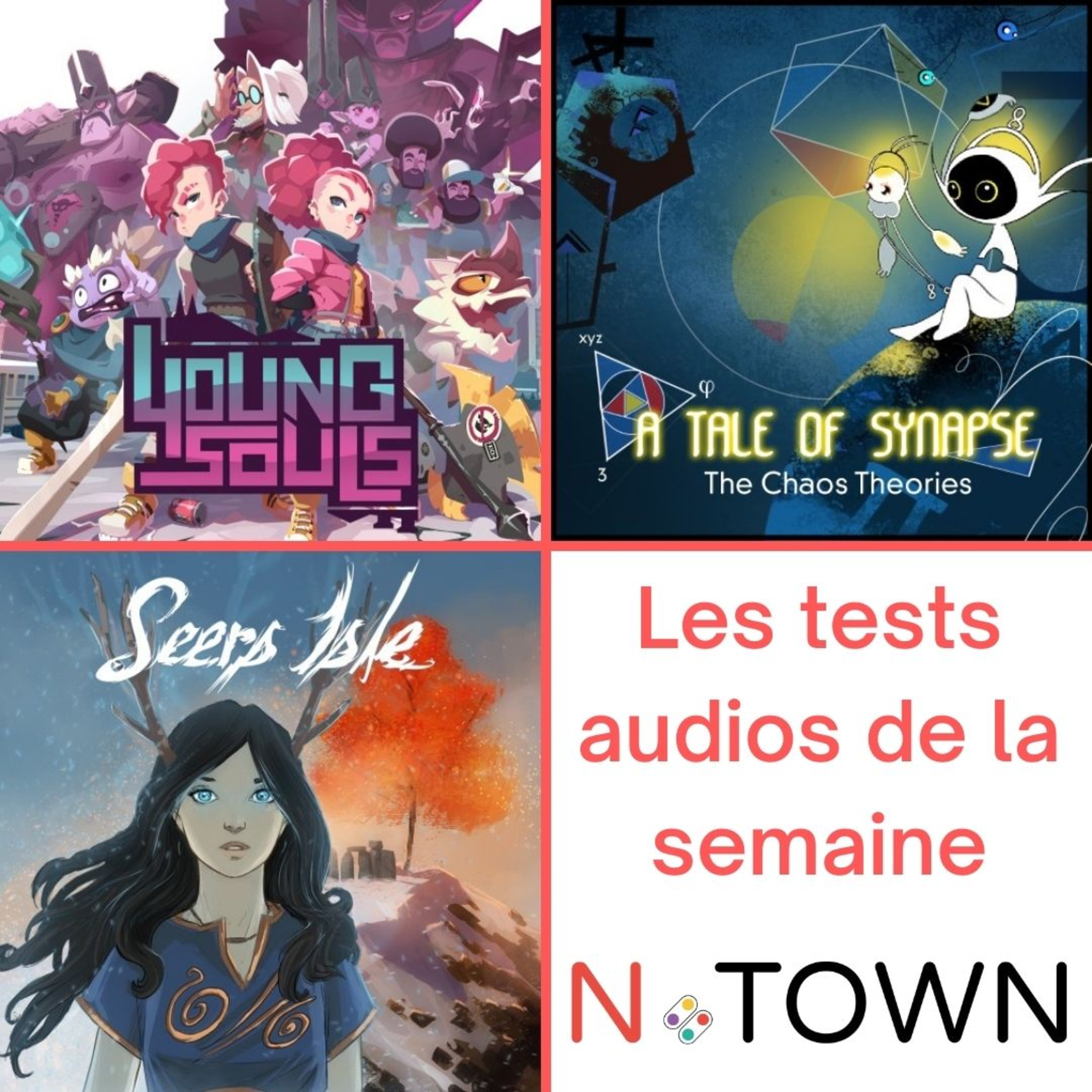Test audio N°3 : Young Souls, Tale of Synapse et Seers Isle sur Nintendo Switch episode artwork
