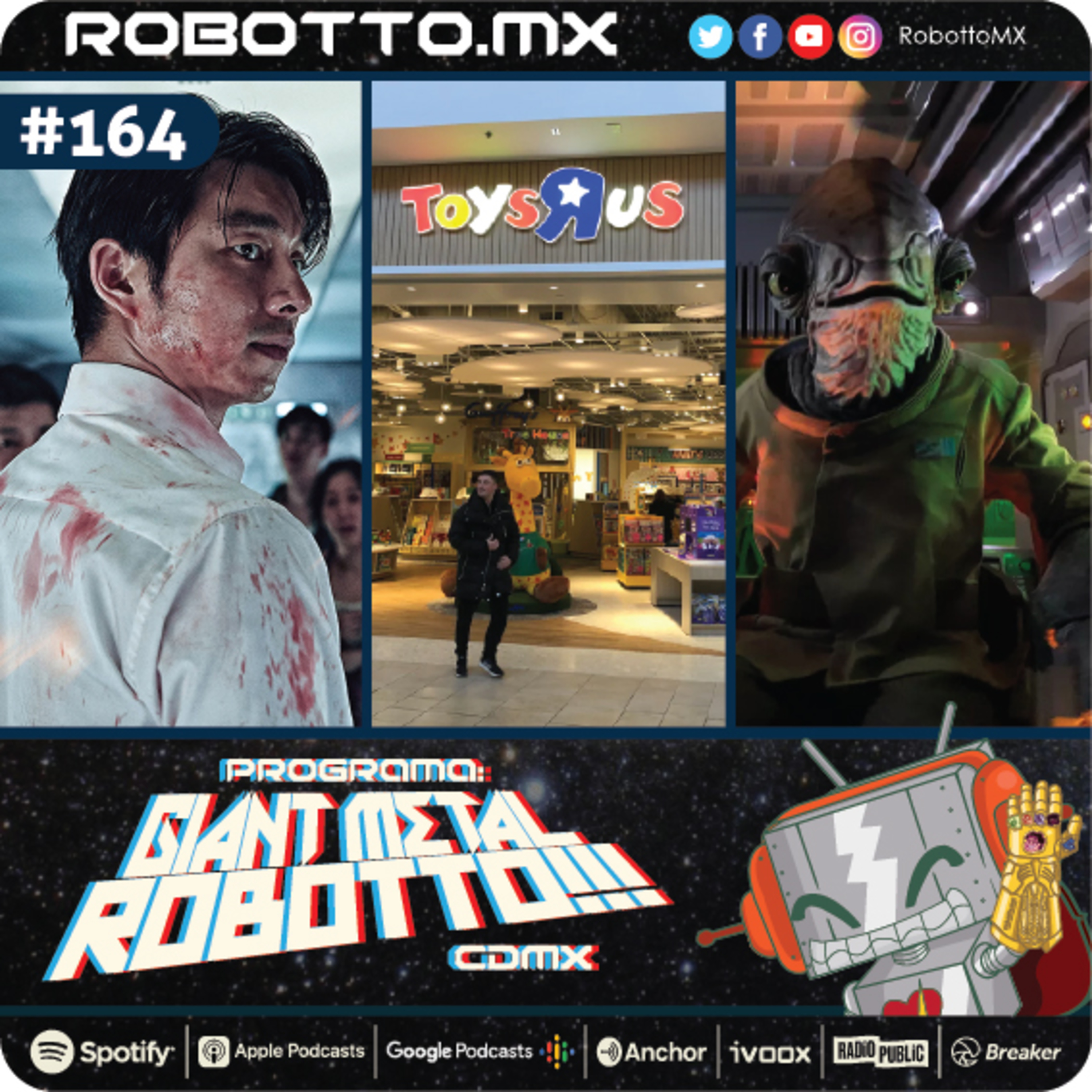 164 - Tren a Busan, El Mandalorian, Rise of the Resistance, Toys R Us.