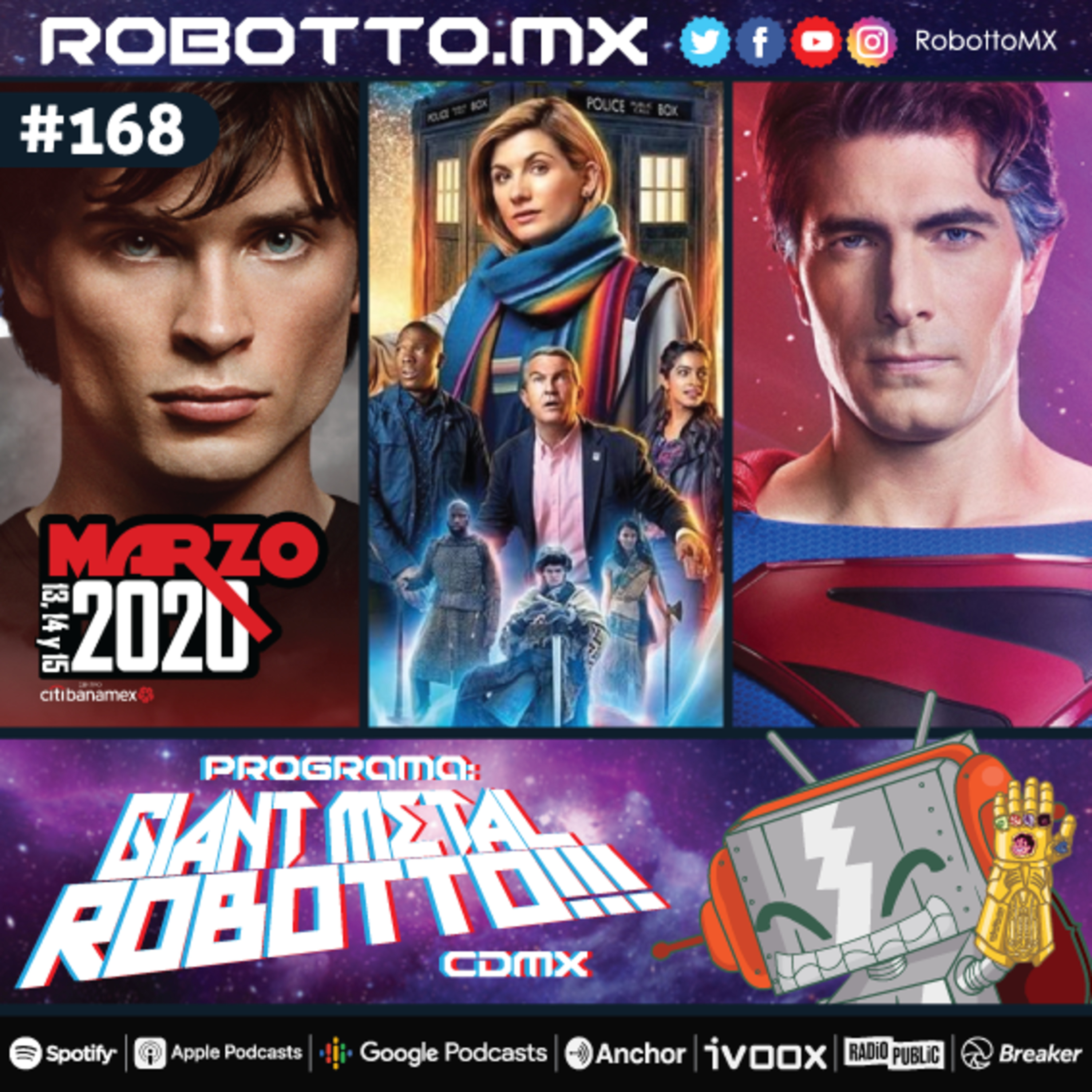 168 - La Mole 2020, Doctor Who, Crisis en las Tierras Infinitas.