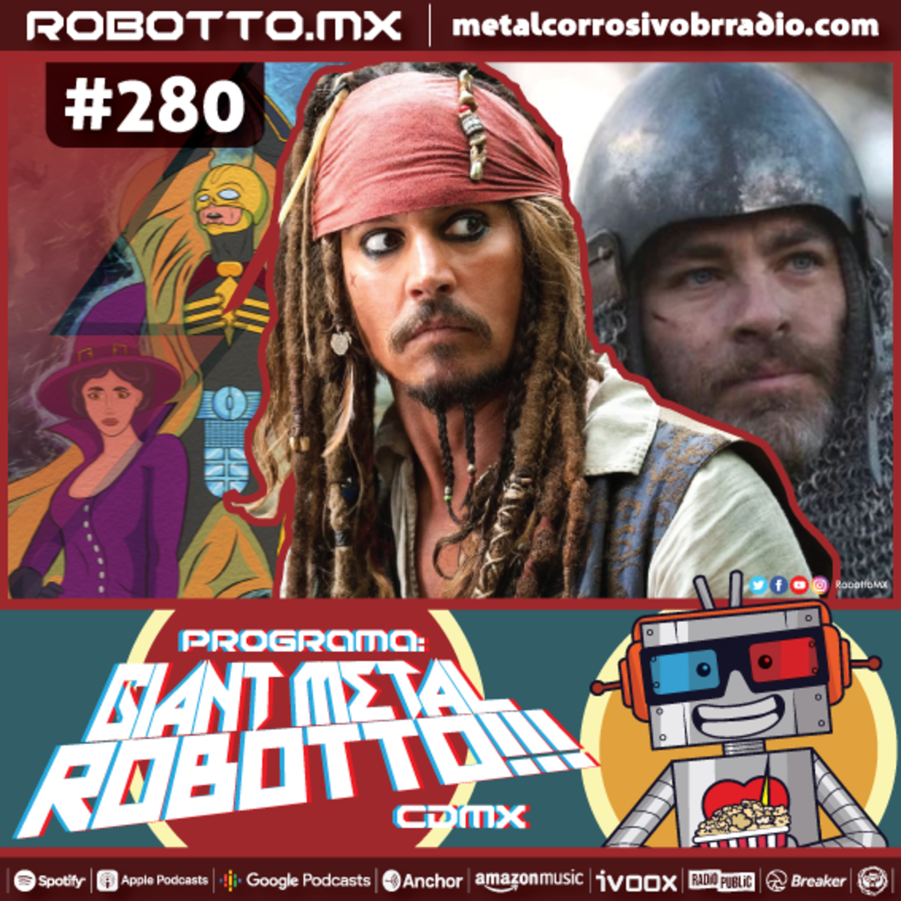 280 - Jack Sparrow, Calabozos y Dragones, La LiderCon episode artwork