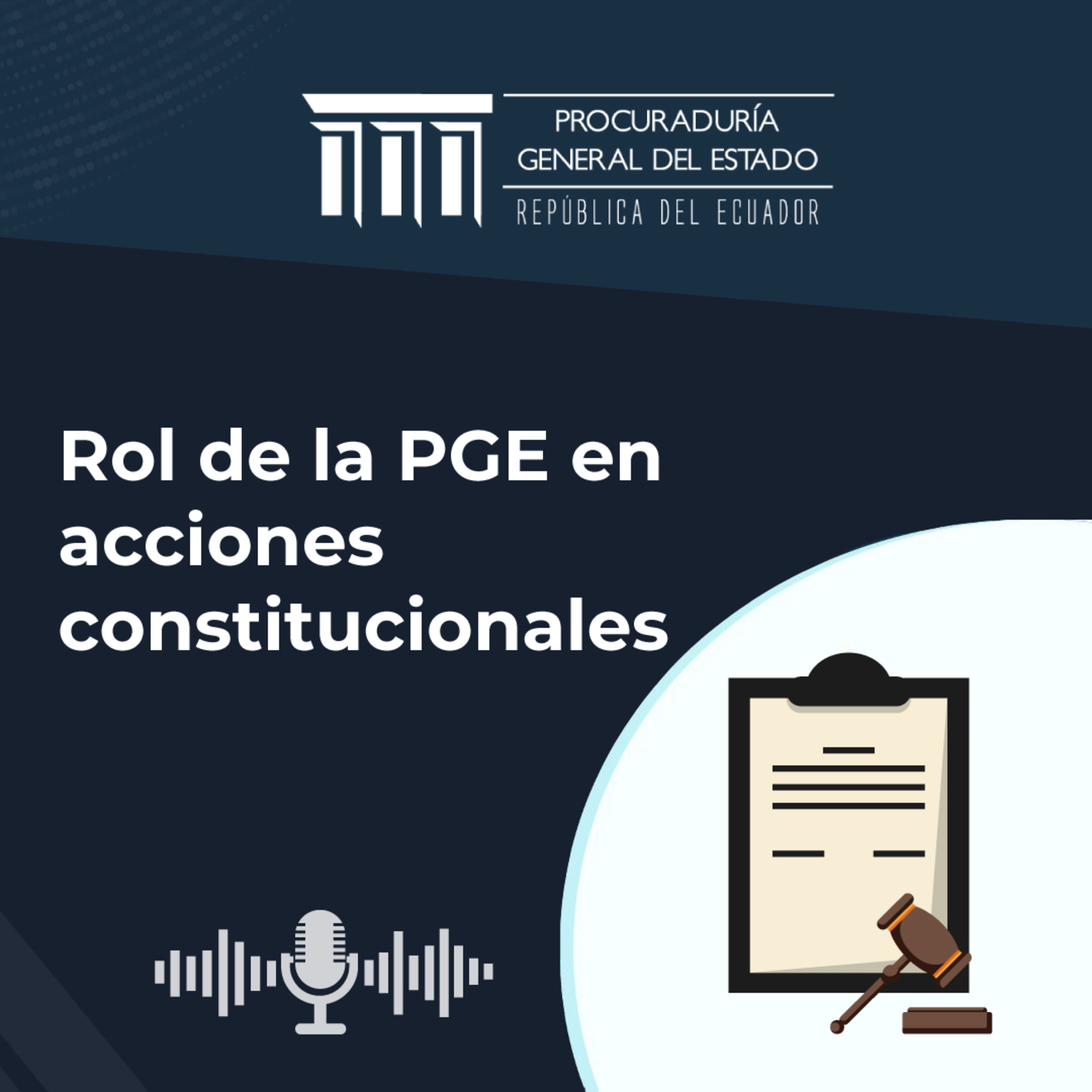 Podcast XII: El rol de la PGE en acciones constitucionales  episode artwork