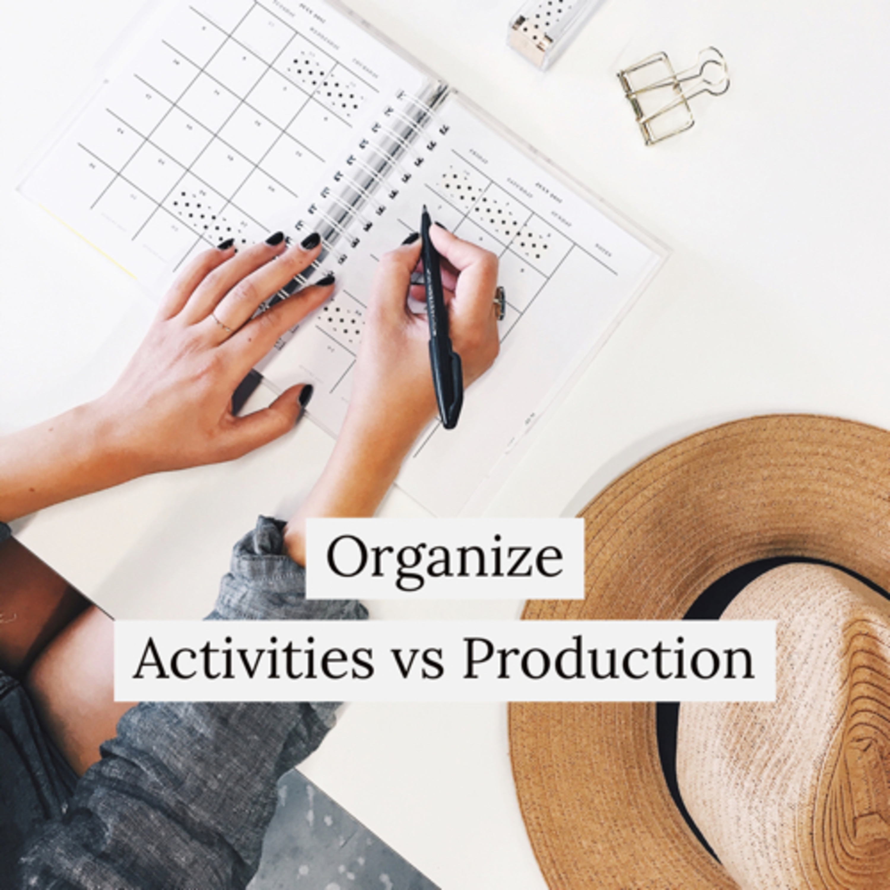 Organize- Activity vs Productivity  episode artwork